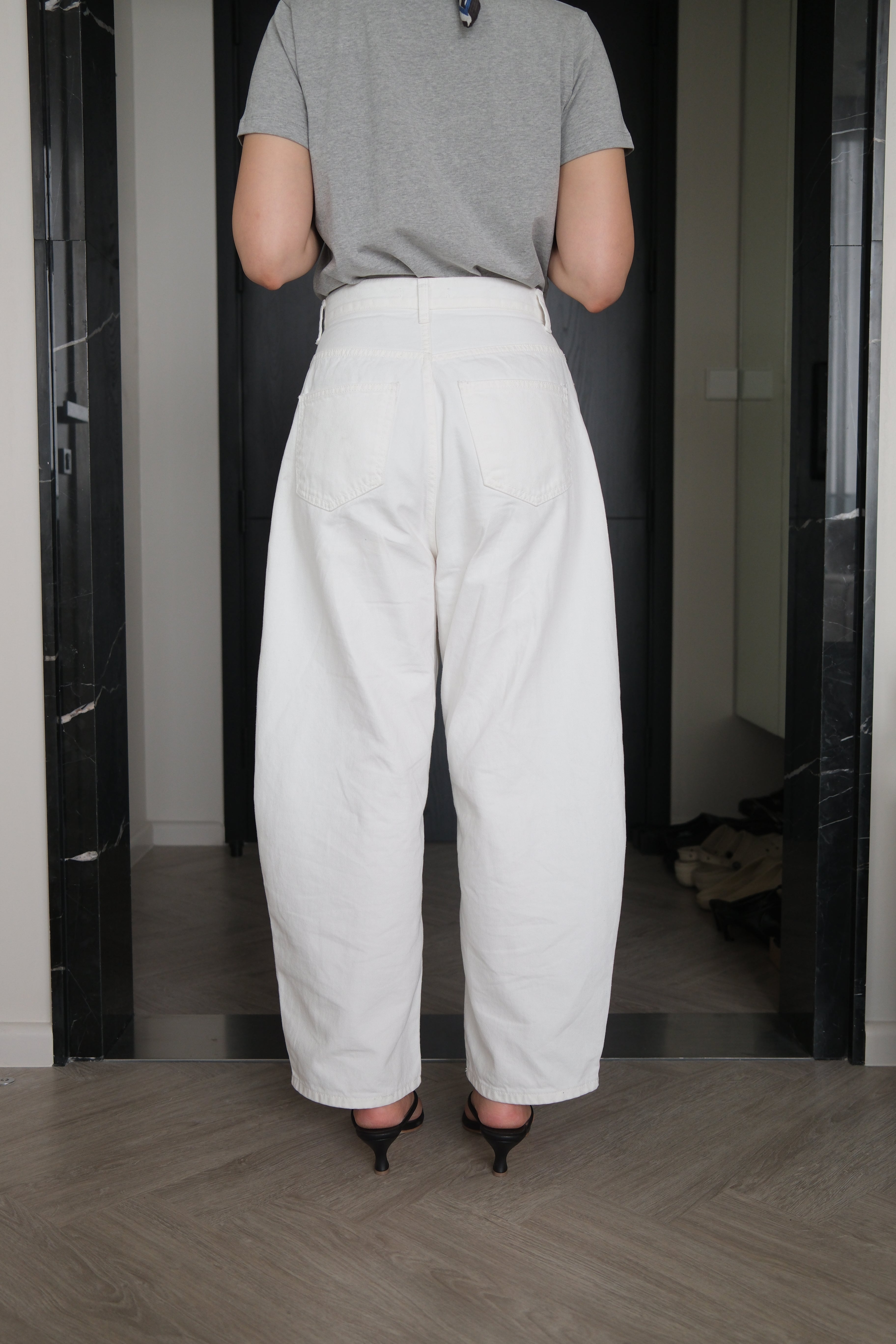 Kate high-rise barrel leg jeans