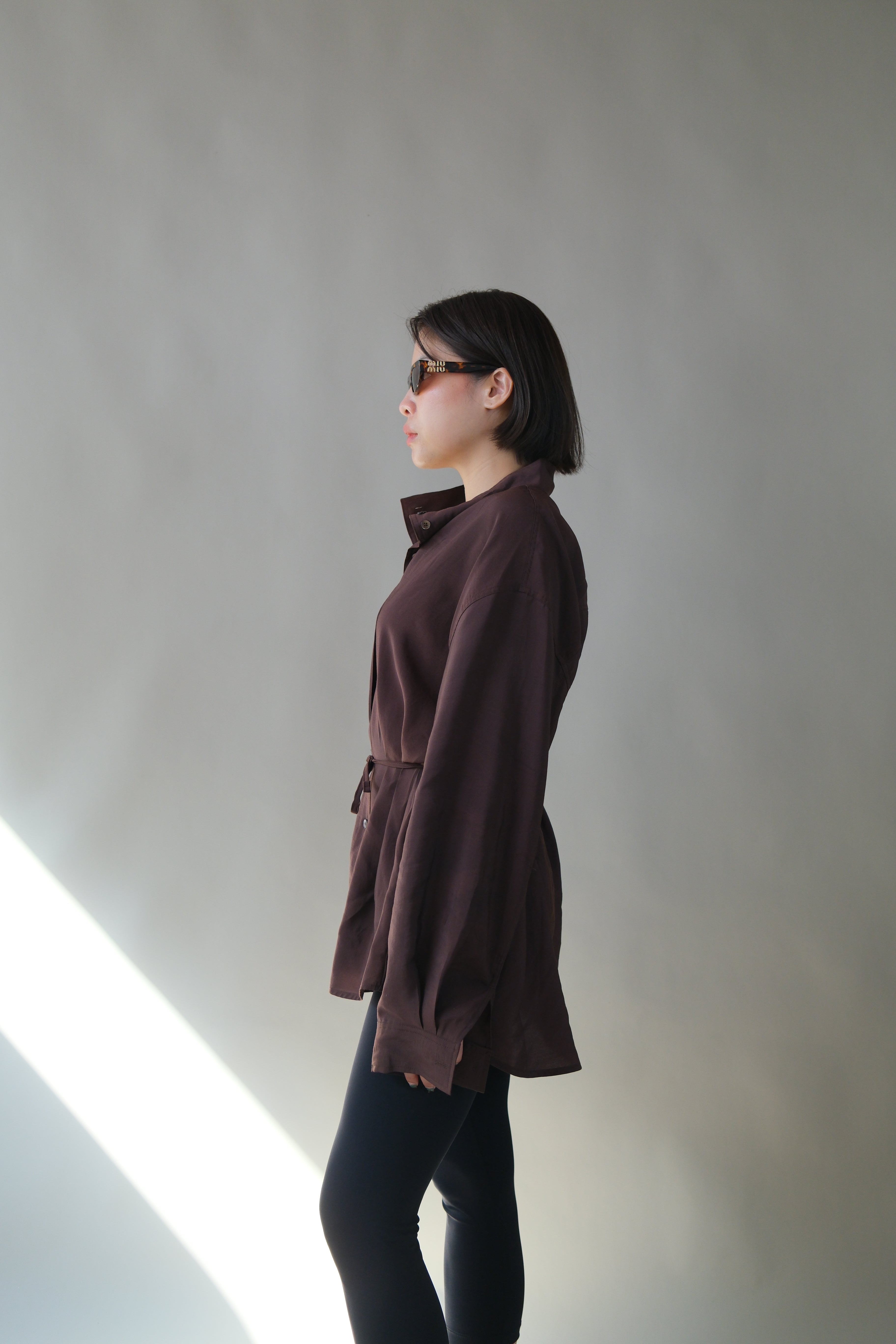 Hej funnel sheer shirt