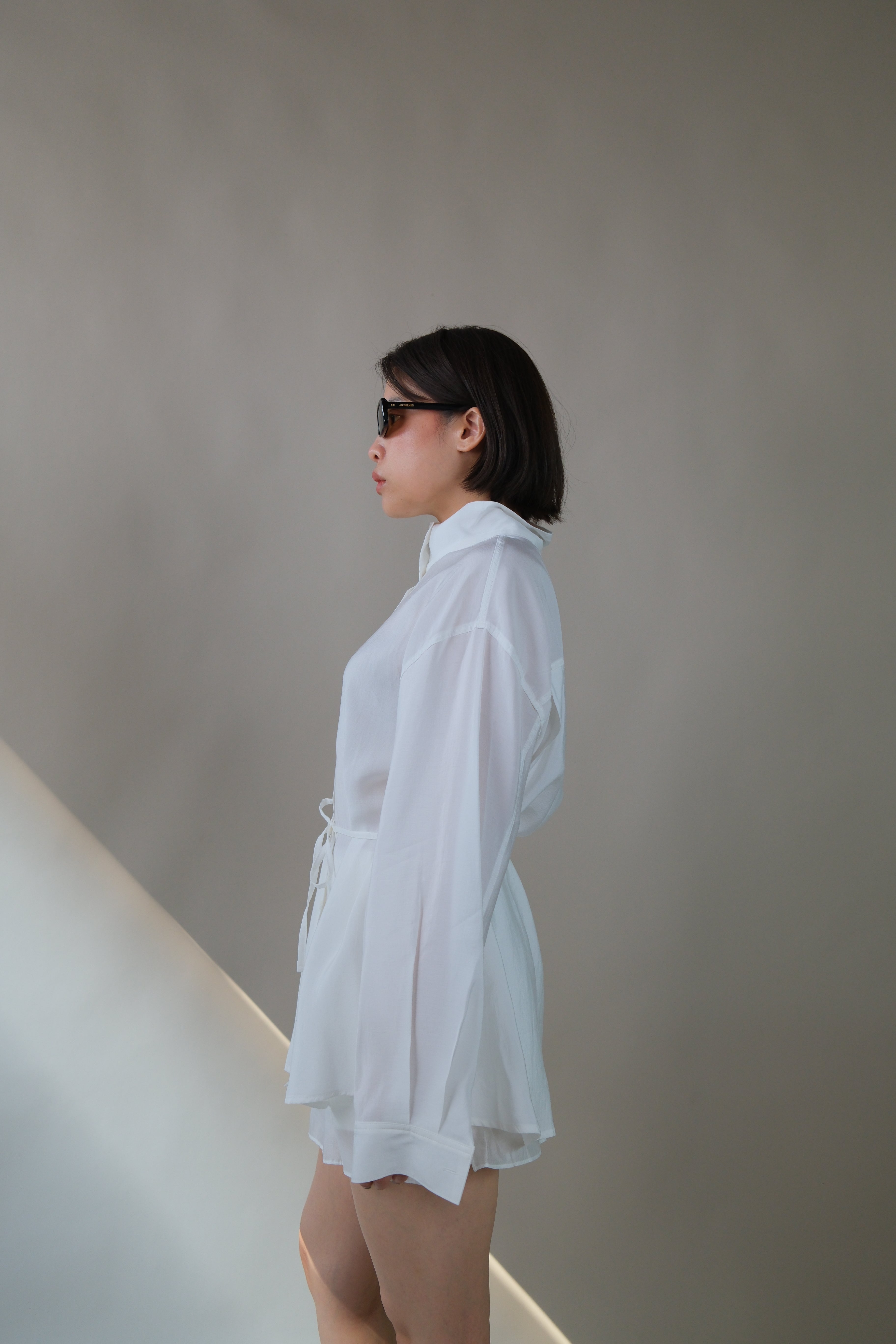 Hej funnel sheer shirt