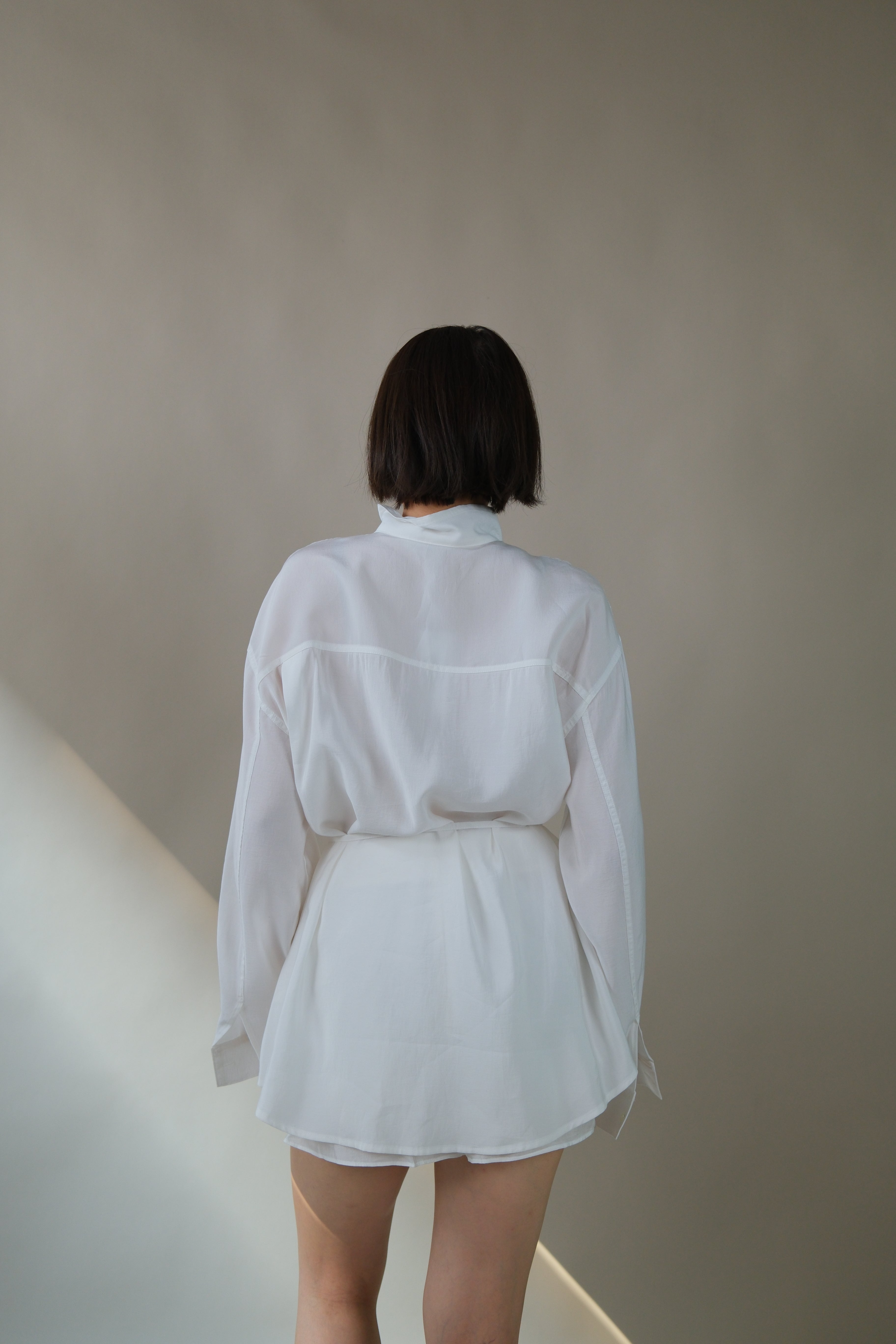 Hej funnel sheer shirt