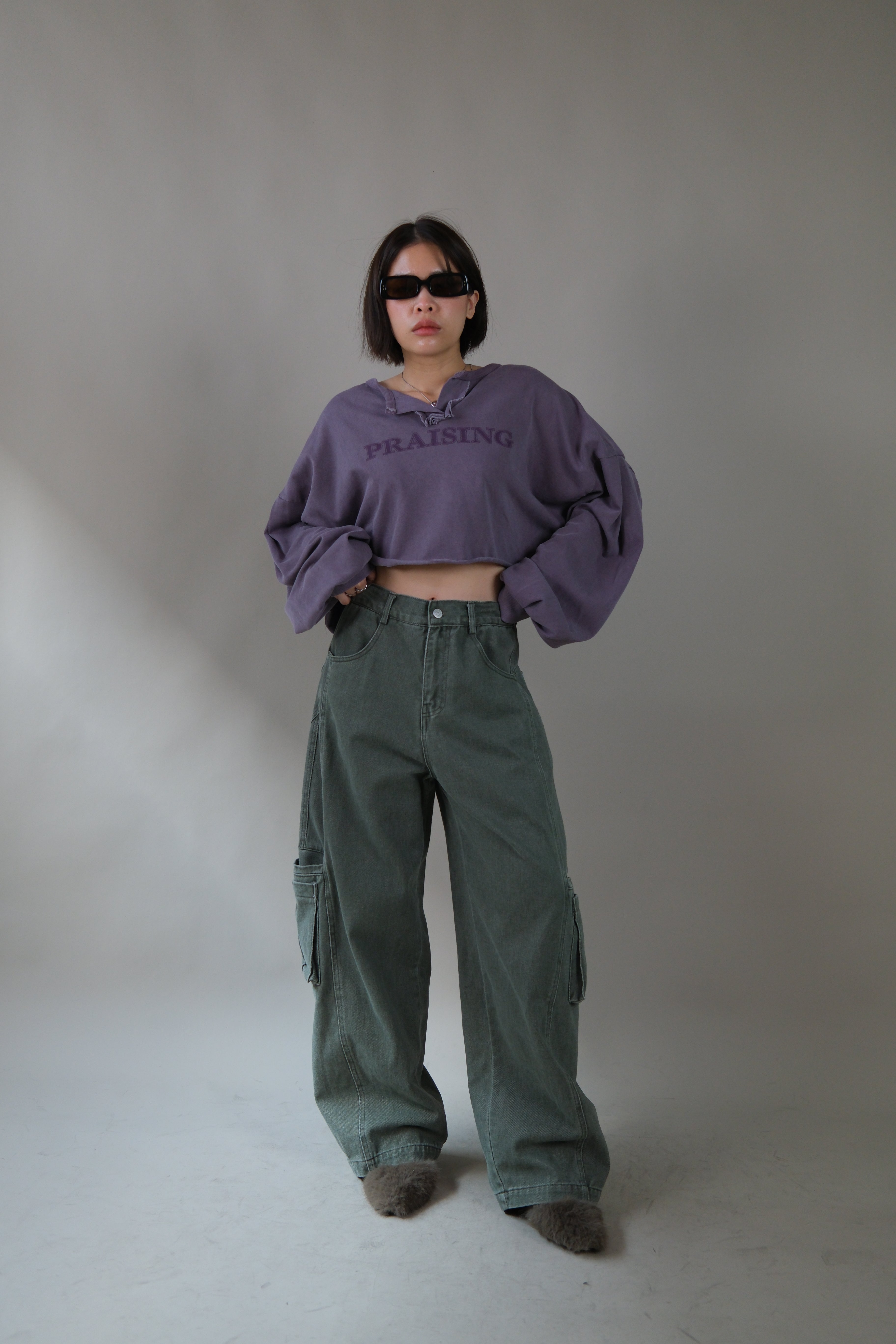 Praising vintage crop top