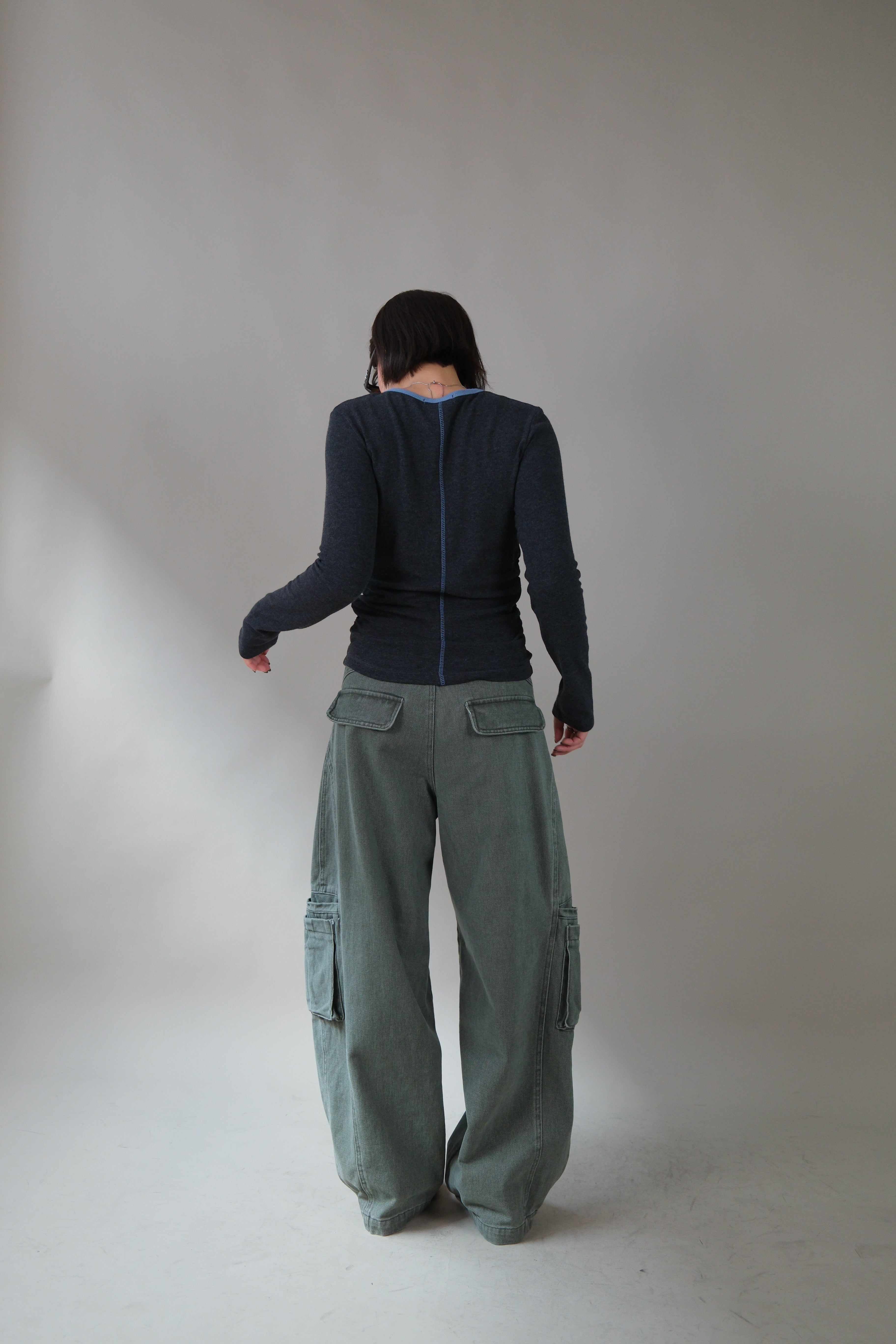 Aube side ruched longsleeve tee