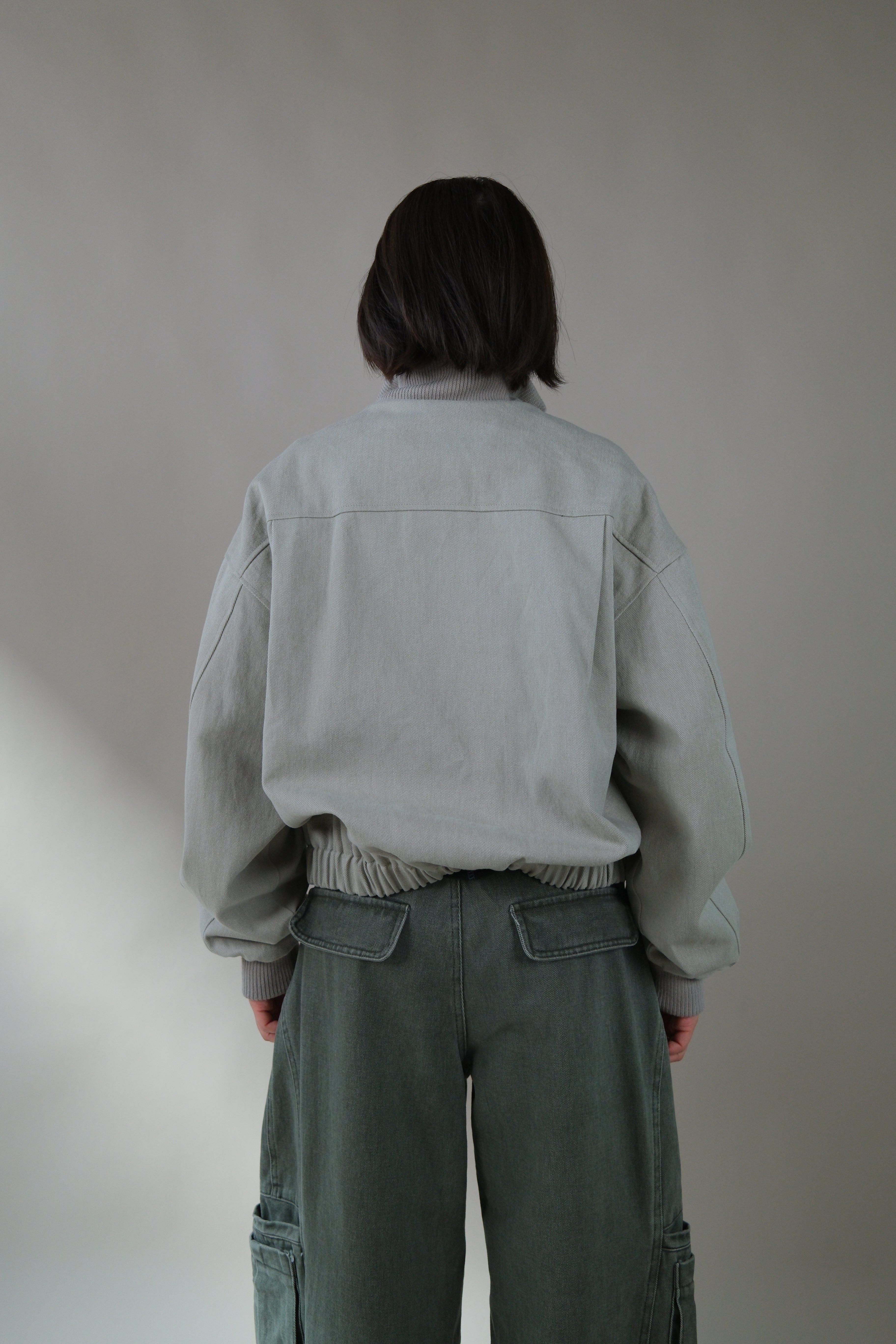 Frinze zip up bomber jacket