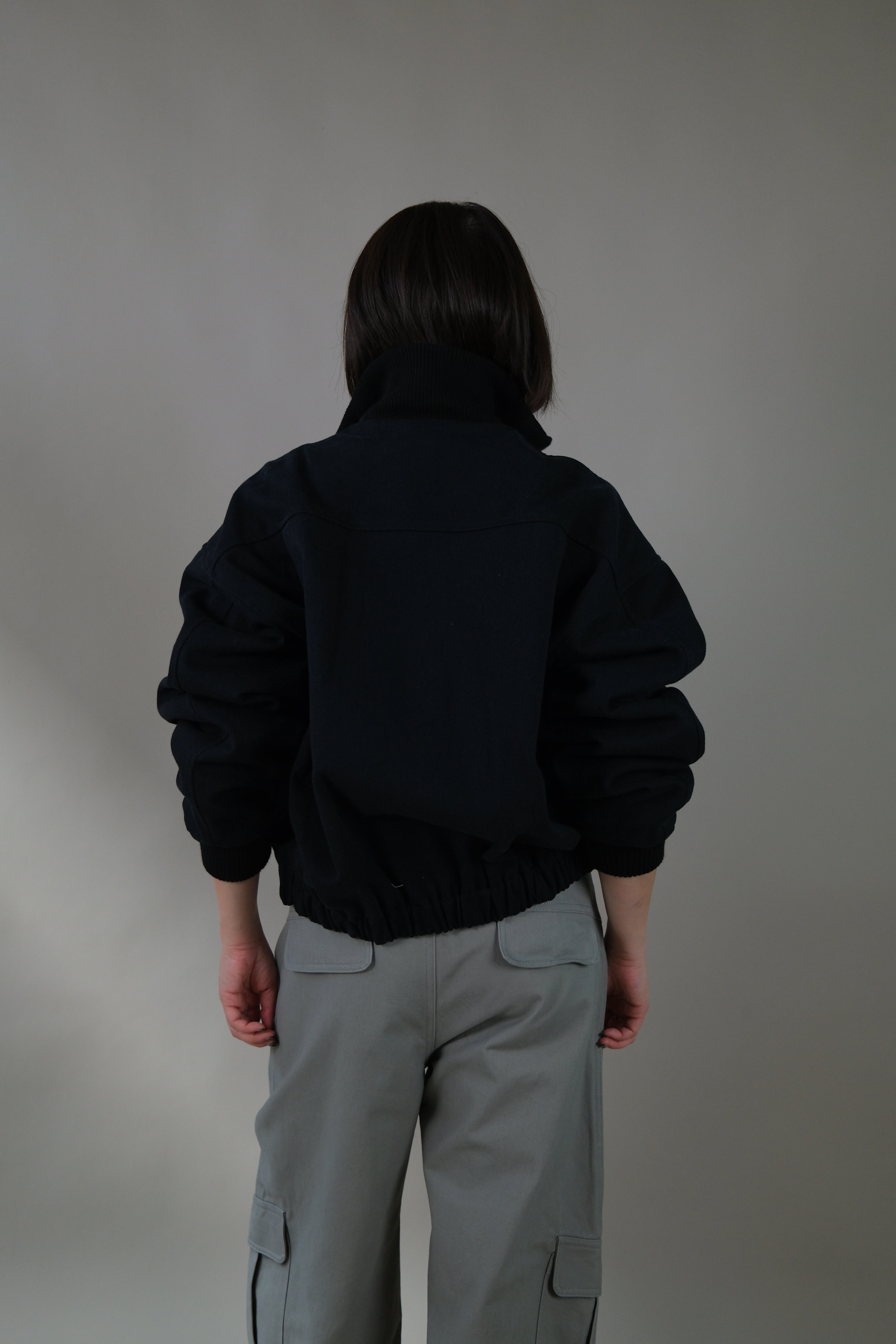 Frinze zip up bomber jacket