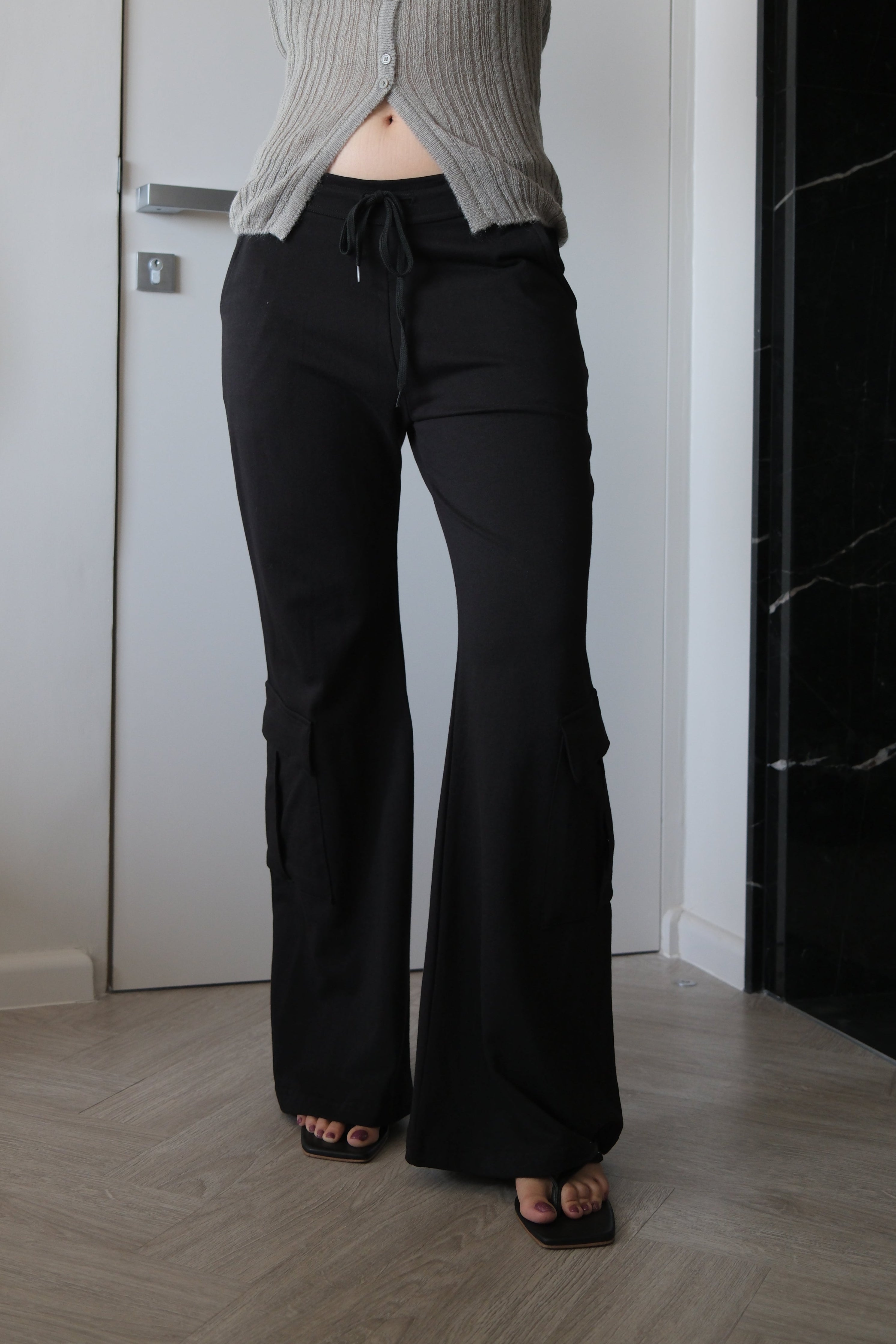 Vintage cargo flared pants