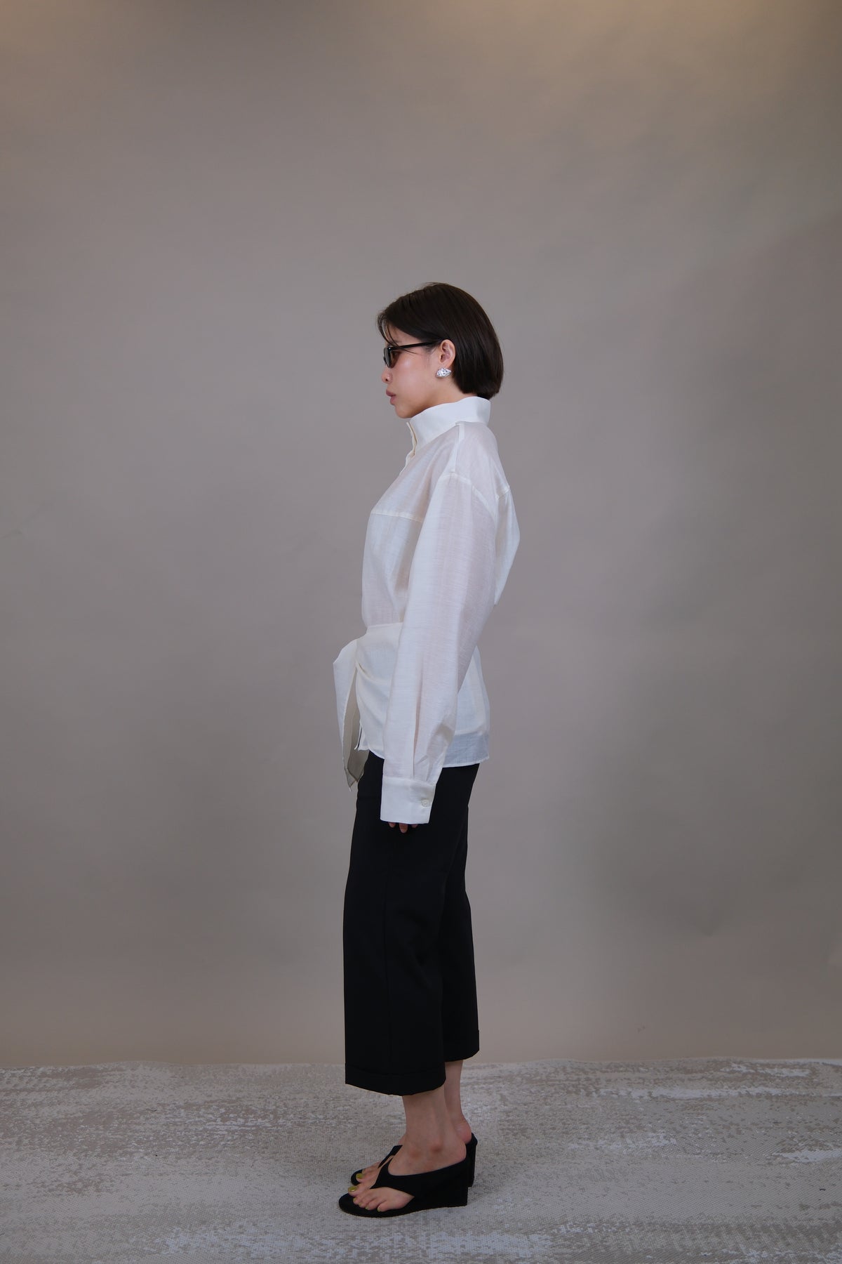 Élan Scarf Detail Shirt