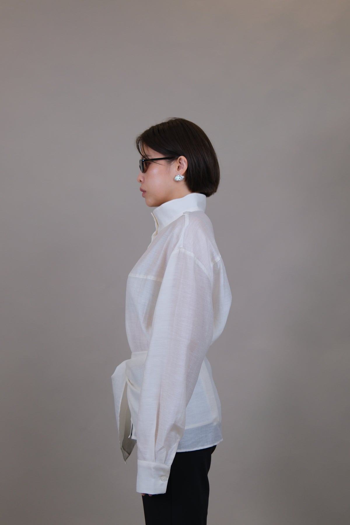 Élan Scarf Detail Shirt