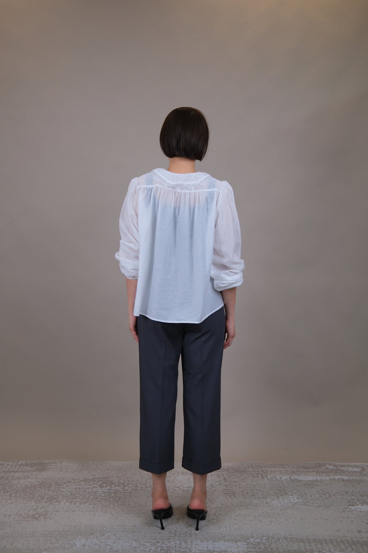 Margot Cuffed Crop Slacks