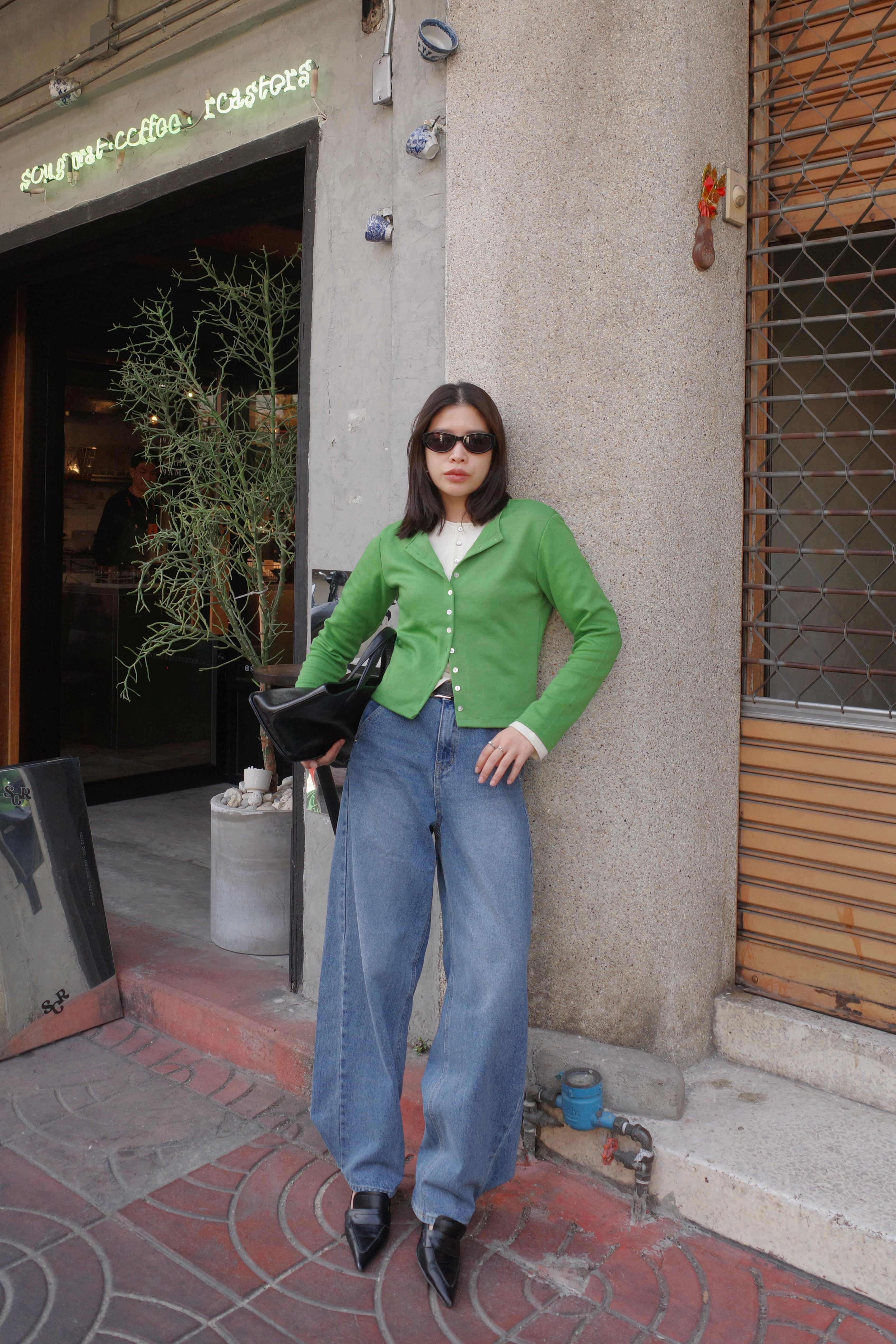 Foret double layer cardigan