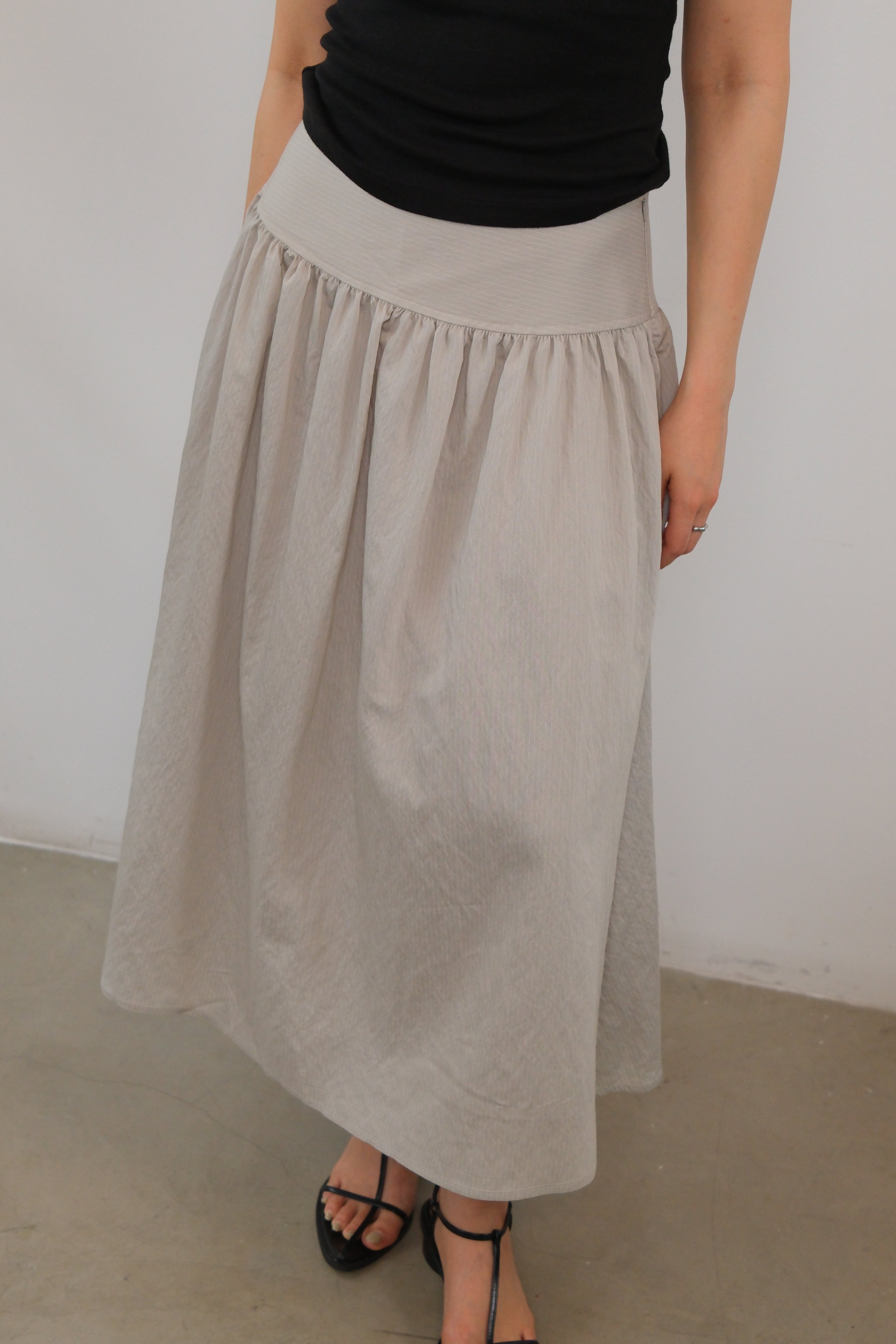 Rotti sheer maxi skirt