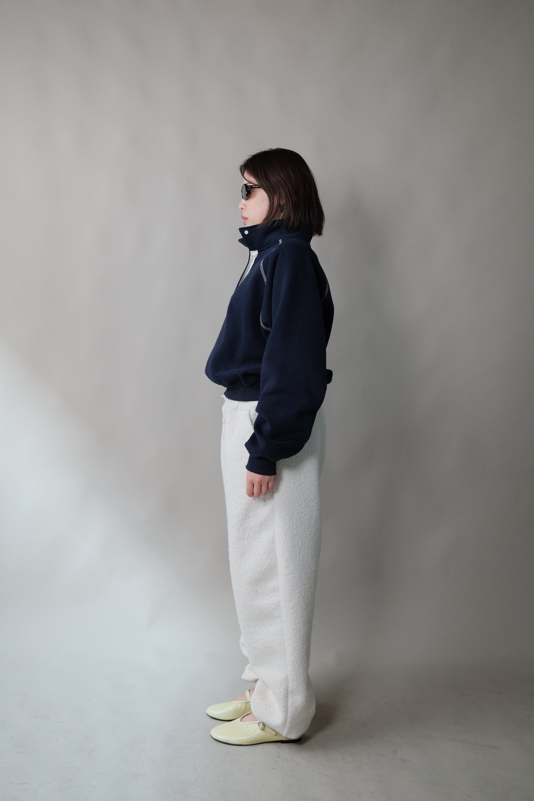 Polar fleece jogger pants (adjustable hem)