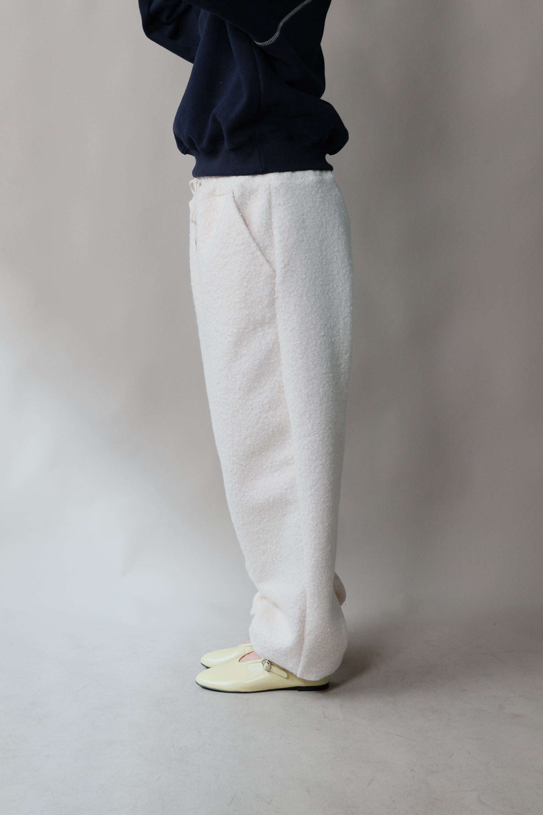 Polar fleece jogger pants (adjustable hem)