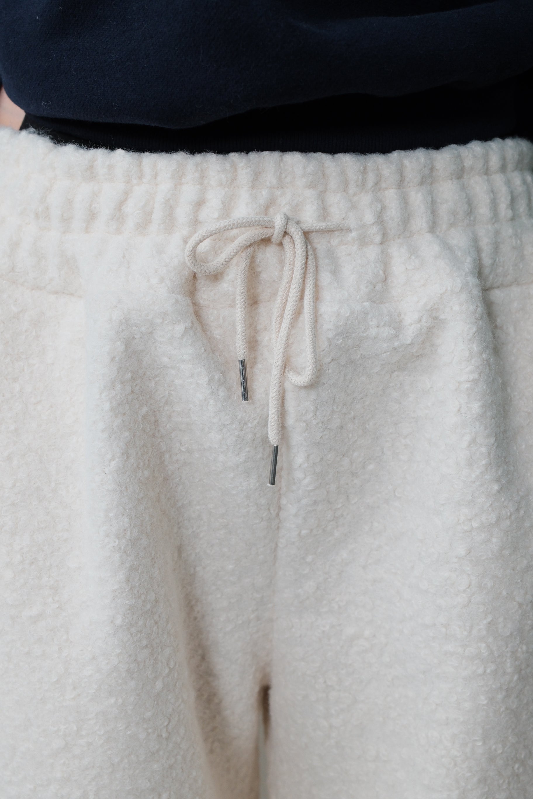Polar fleece jogger pants (adjustable hem)