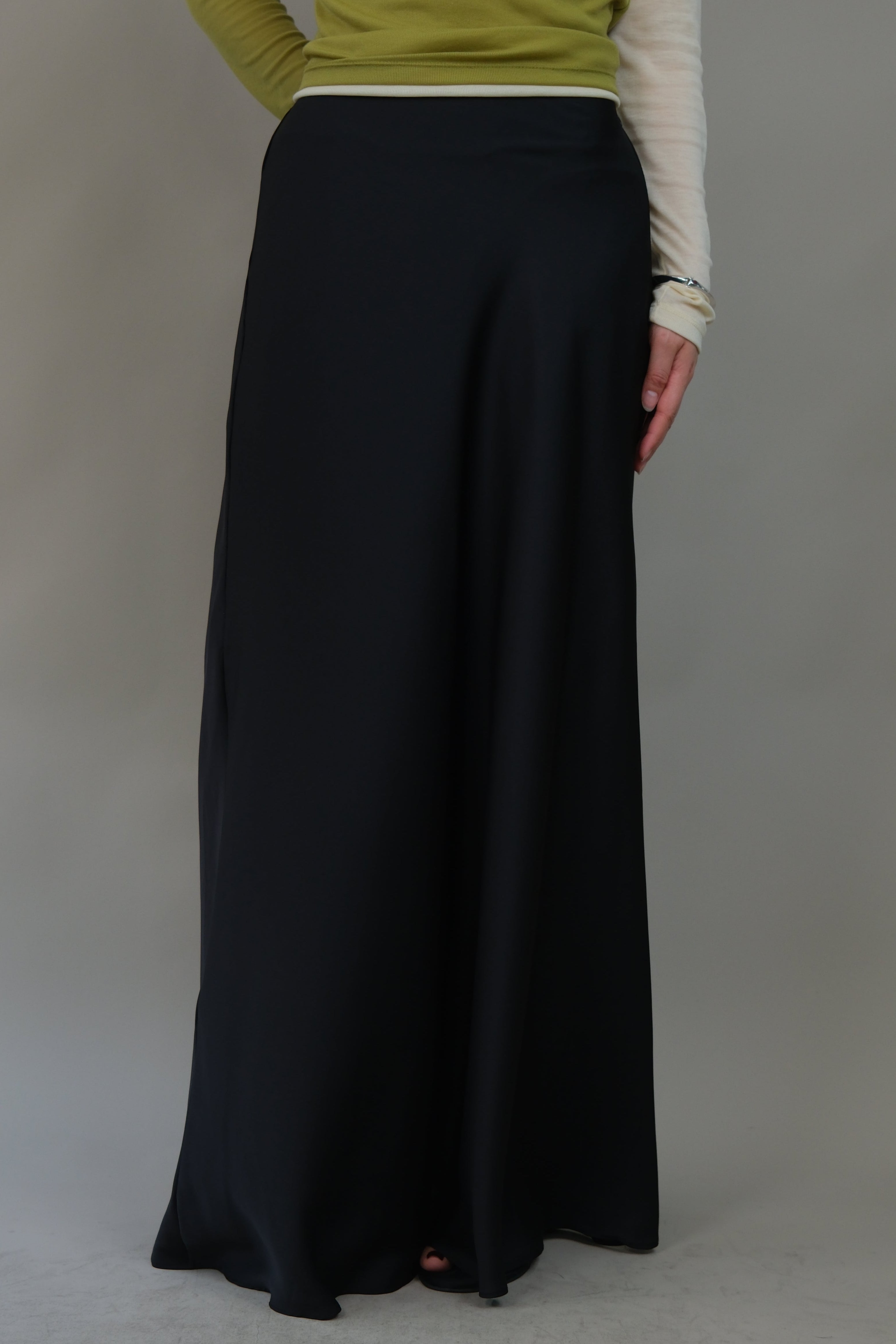 Liquid Satin Maxi Skirt