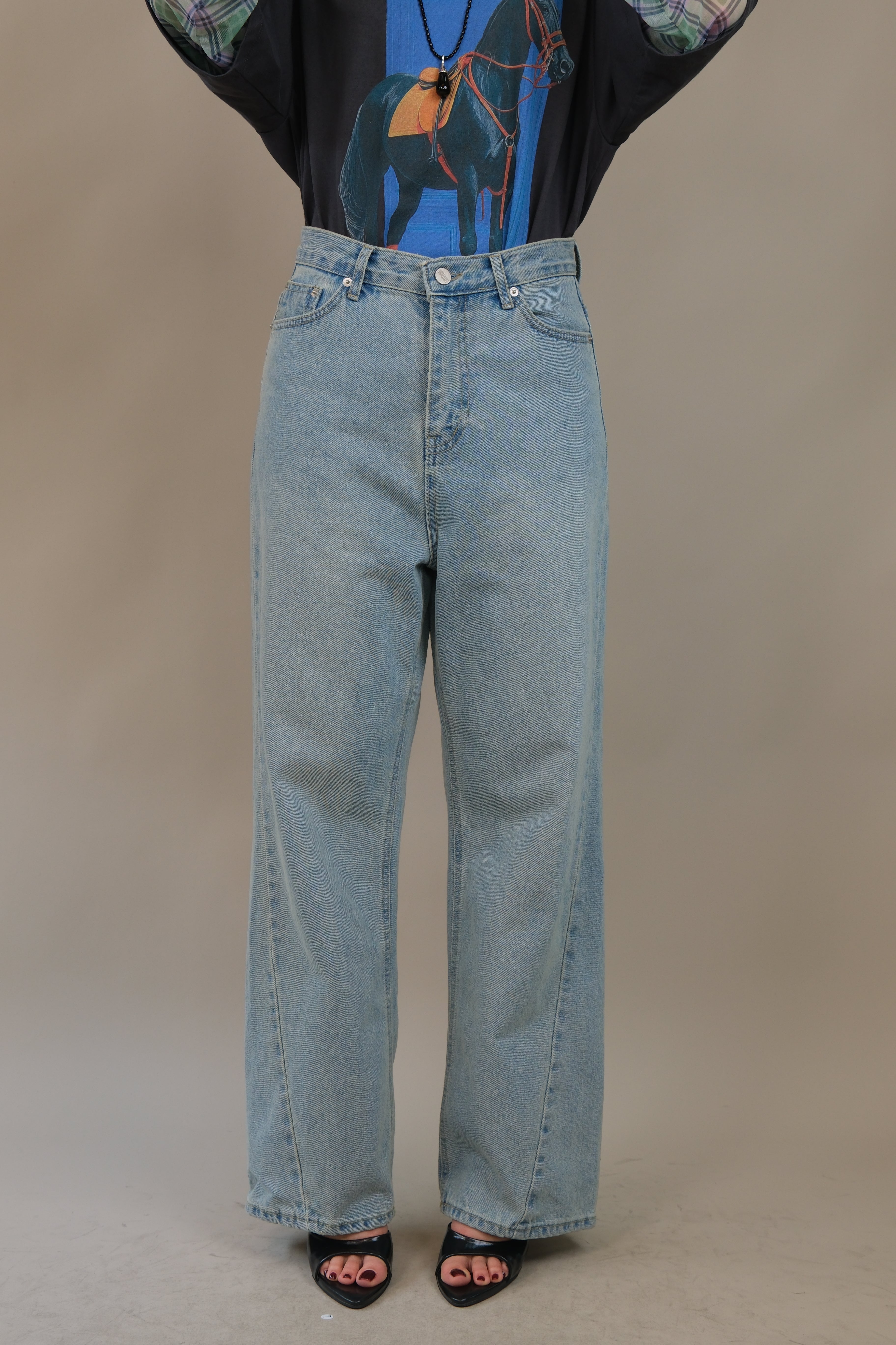 Mille high-rise slim jeans