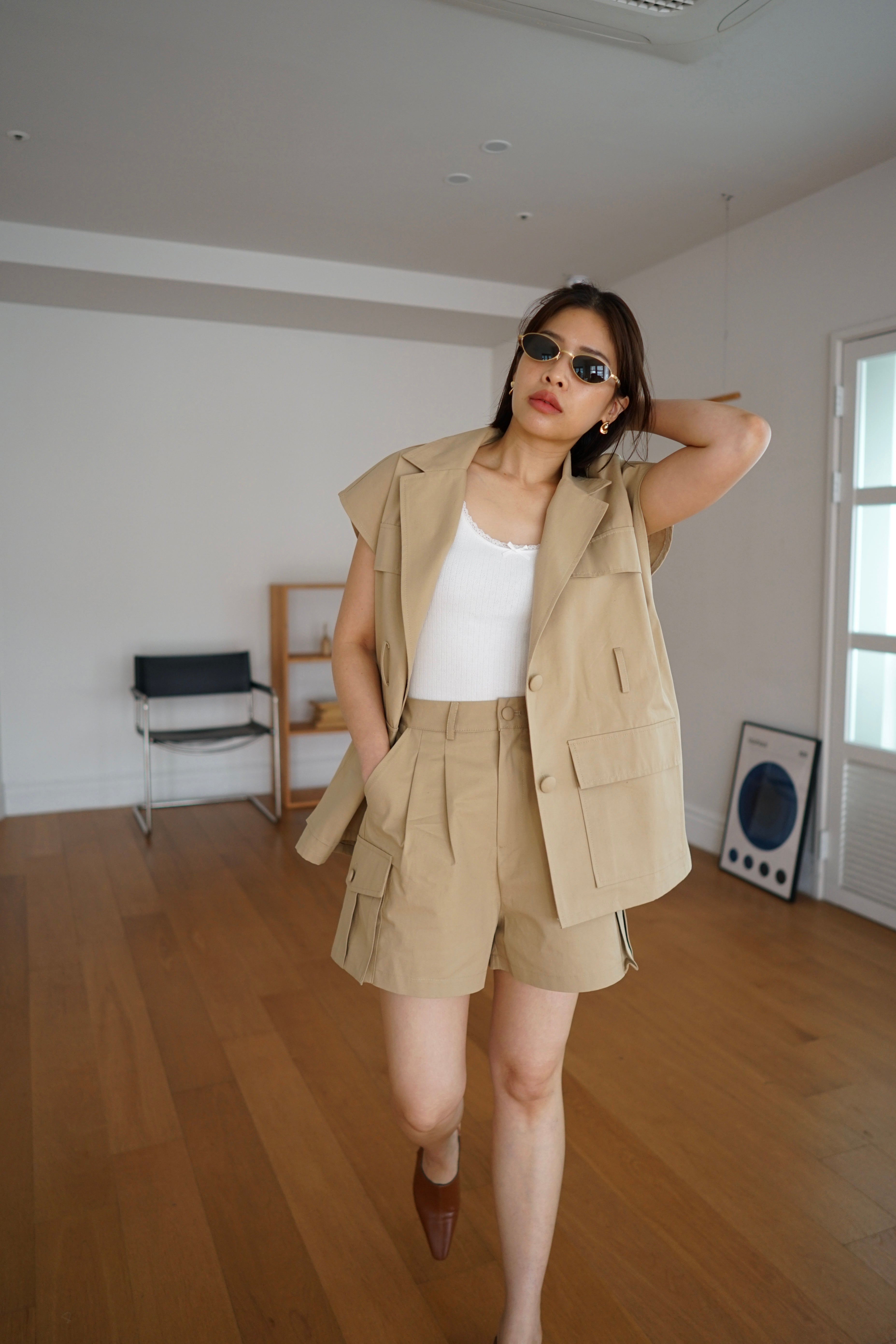 Roma highrise cargo pocket shorts
