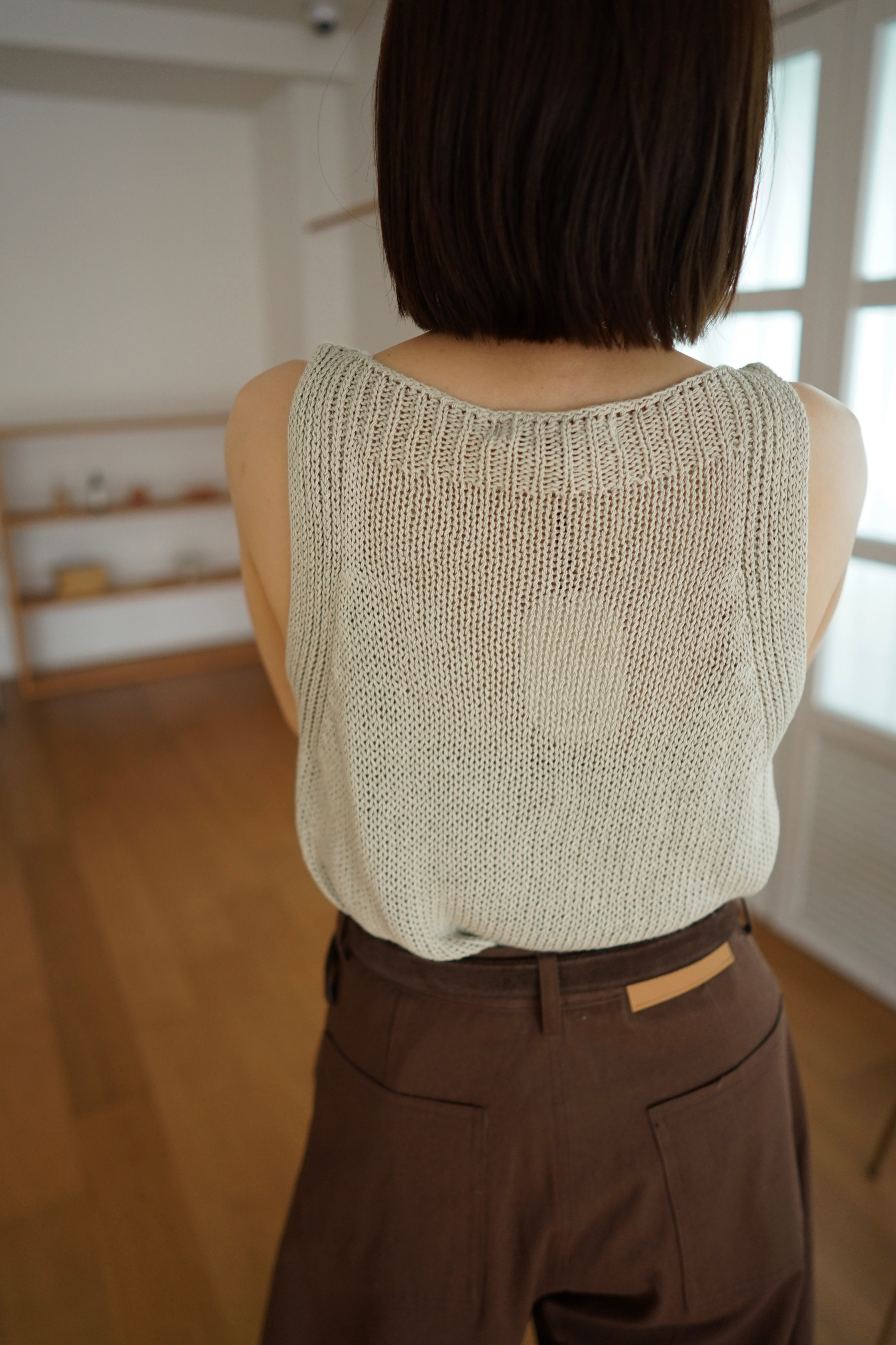 summer knitting tank top