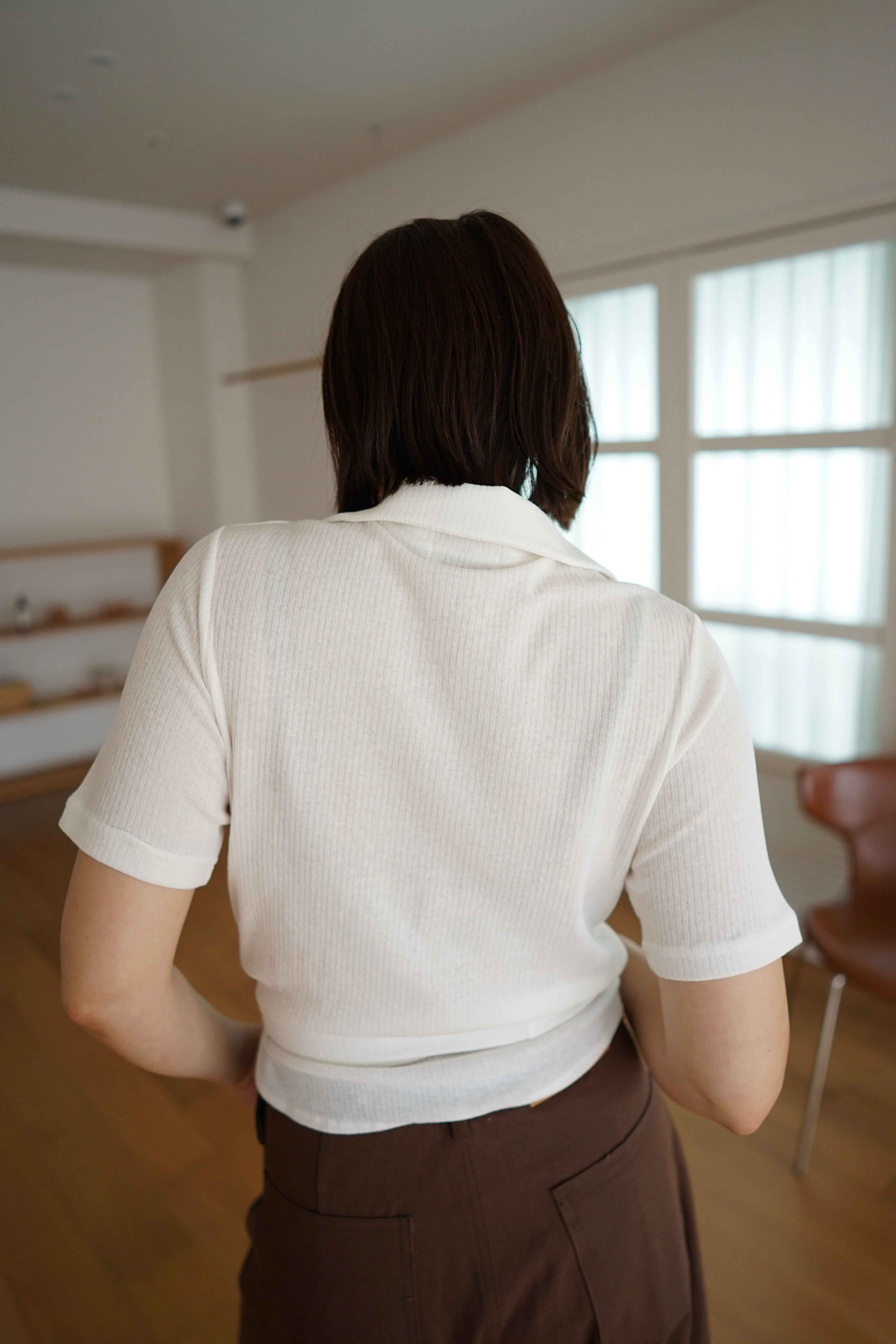 Rei wrap polo top