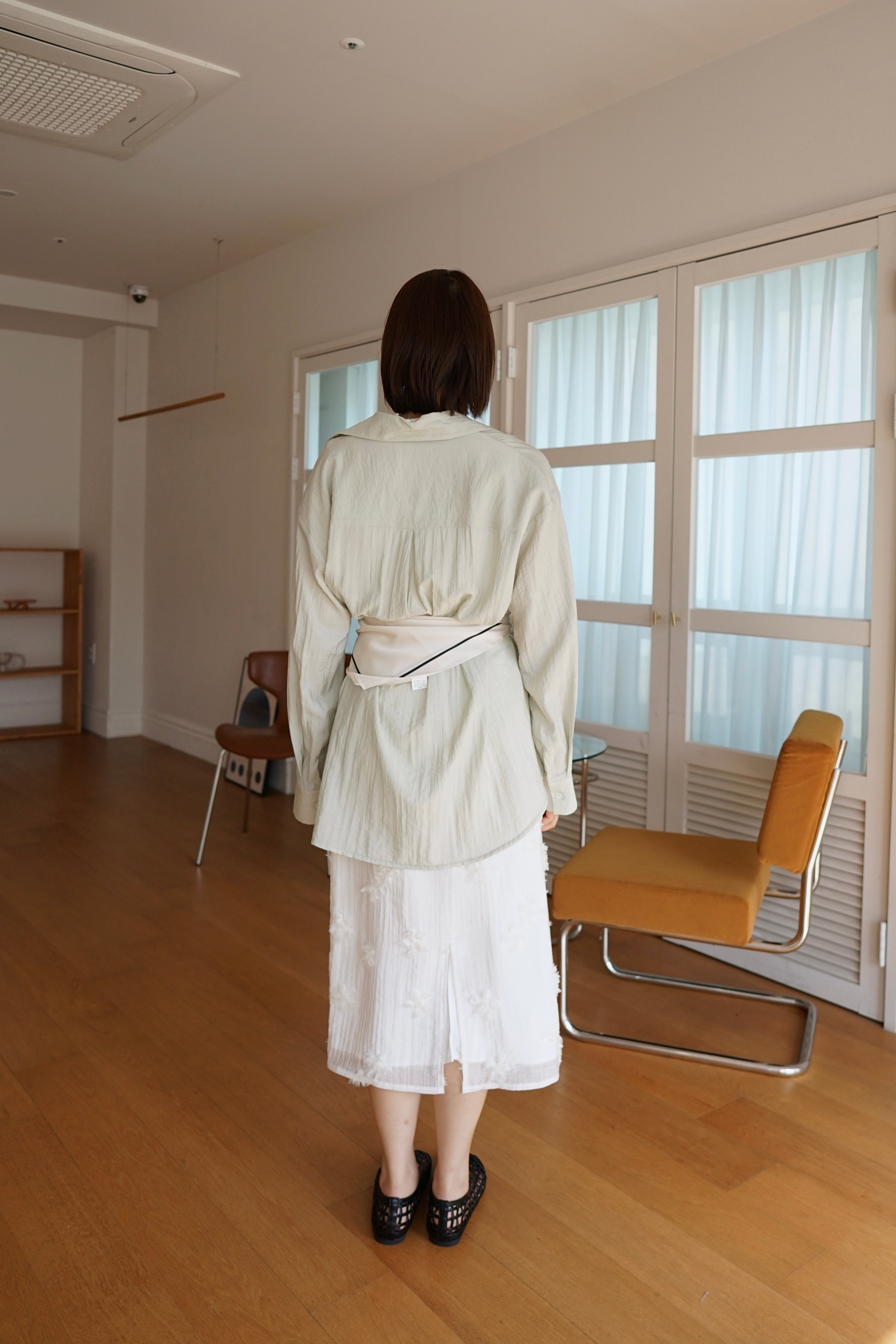 Mina pastel pocket oversized shirt