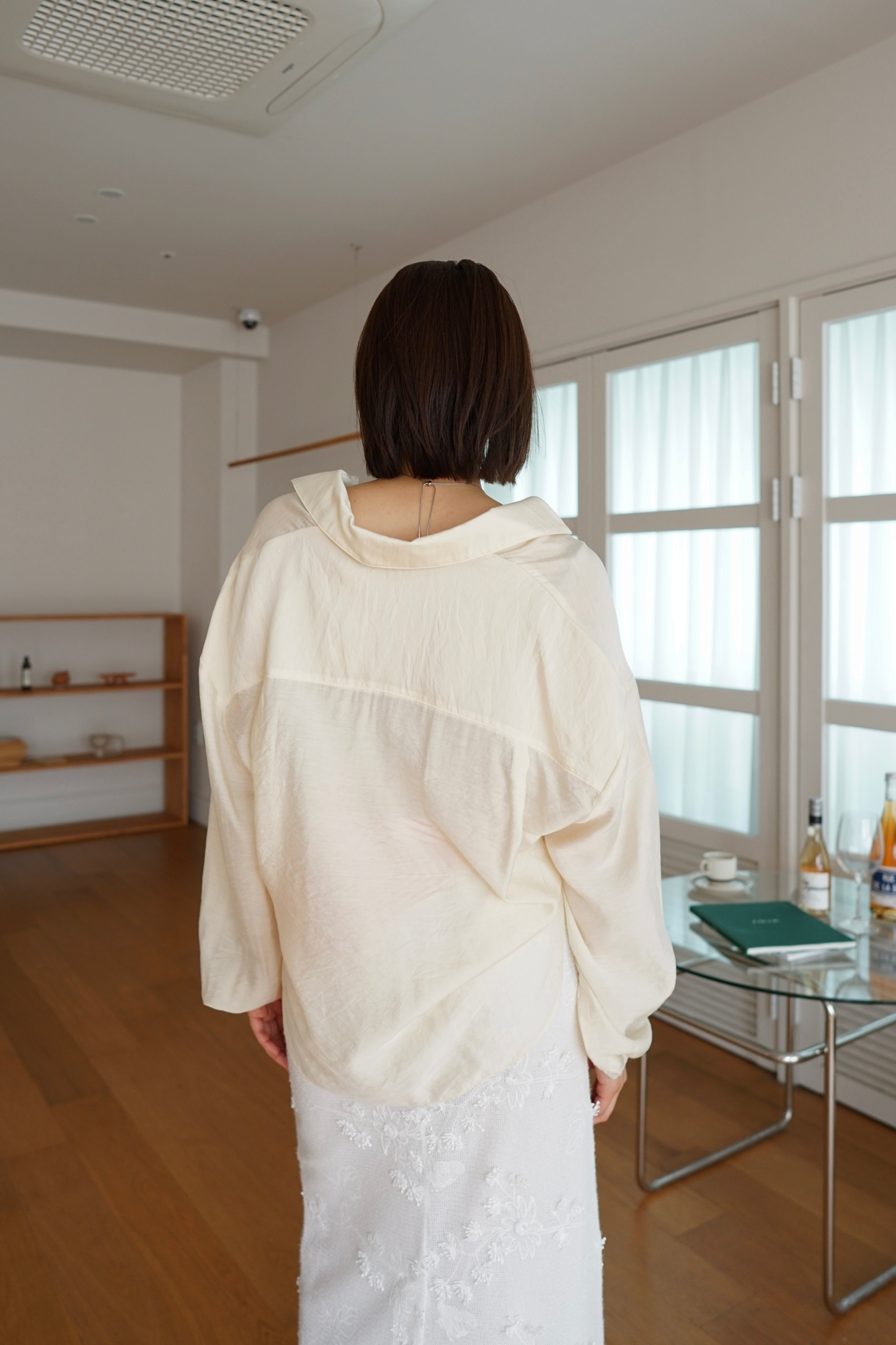 Petra deep v neck blouse
