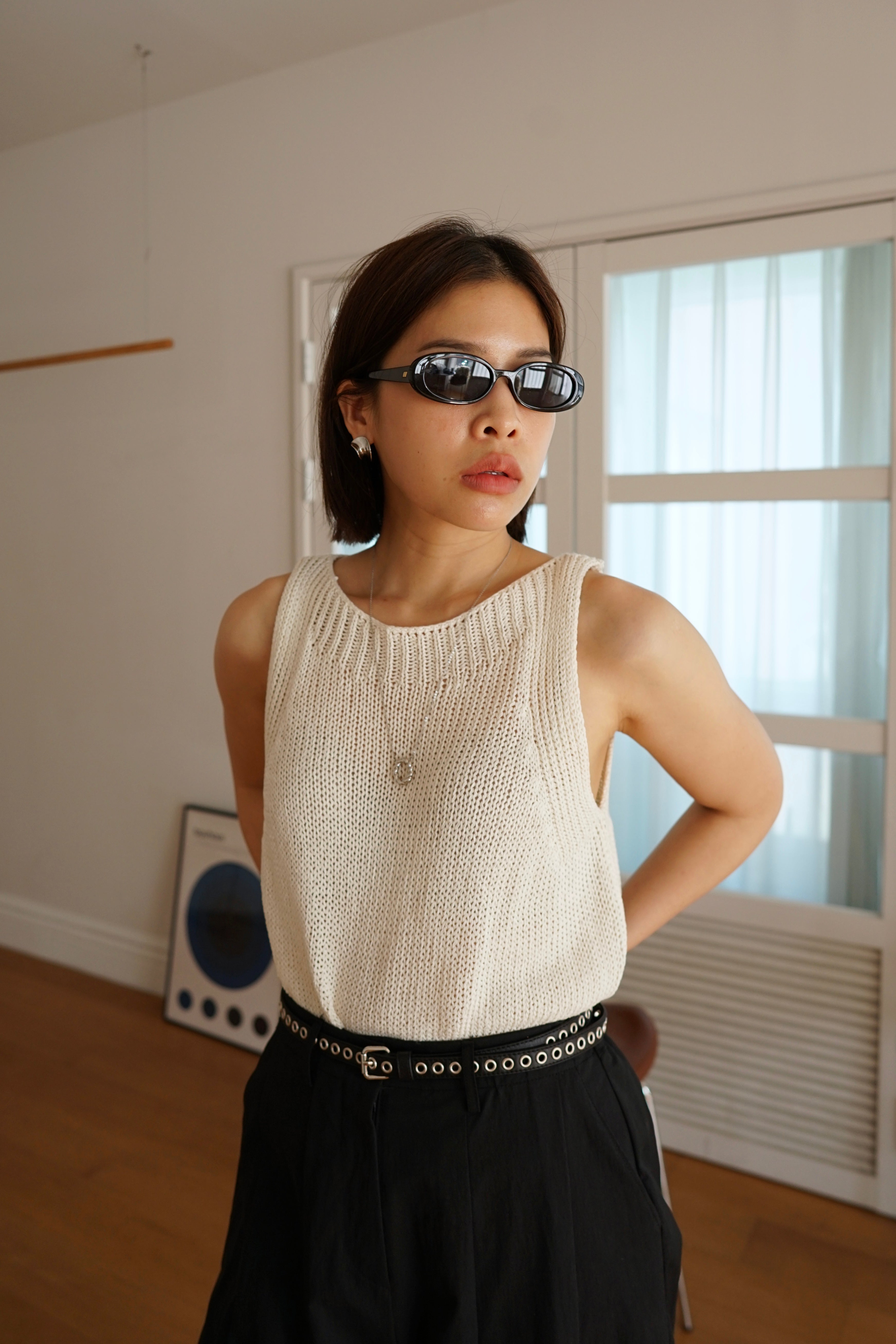 summer knitting tank top