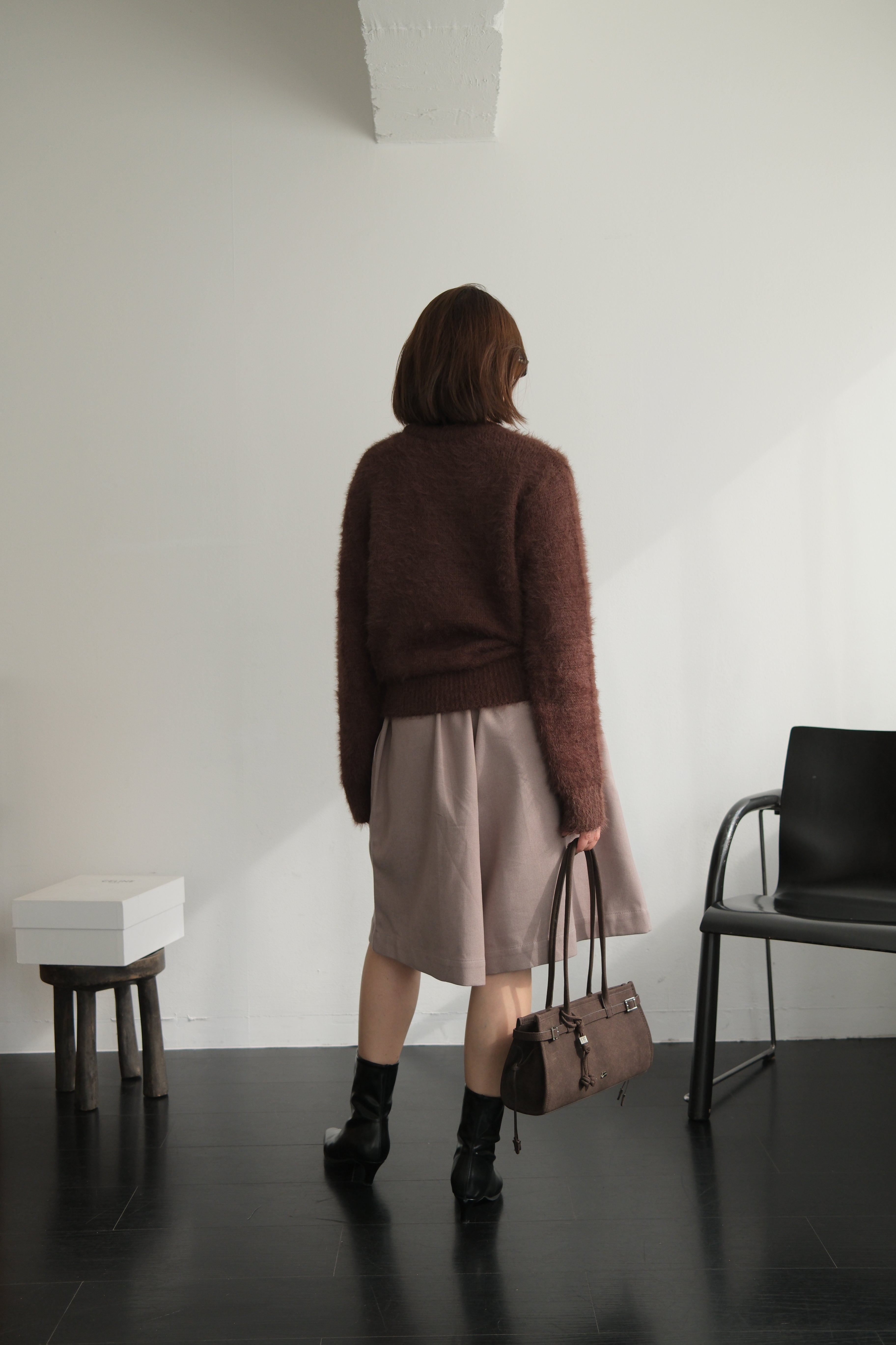 Holly fluffy knitted pullover