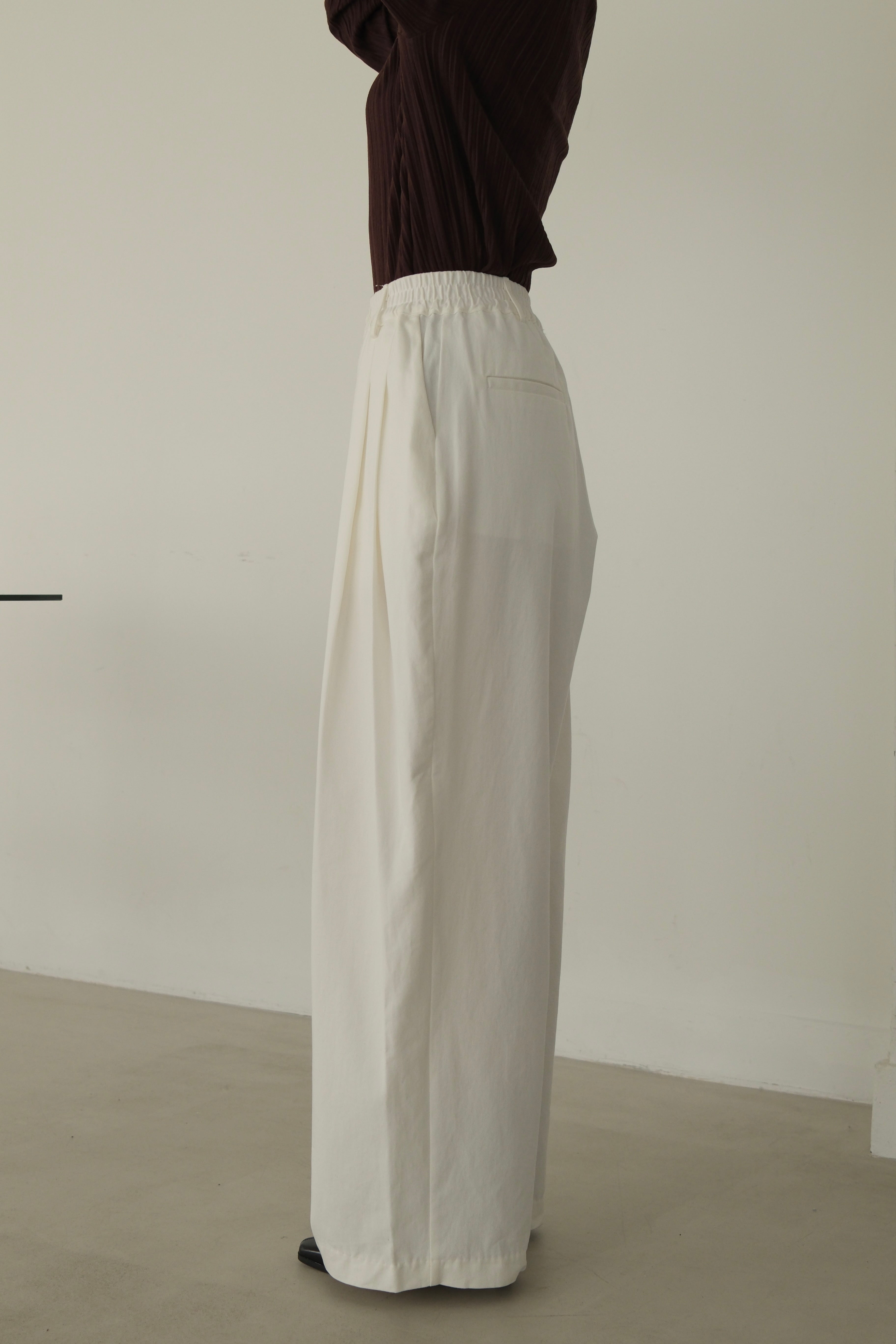 Polly elasticated waist wide leg pants