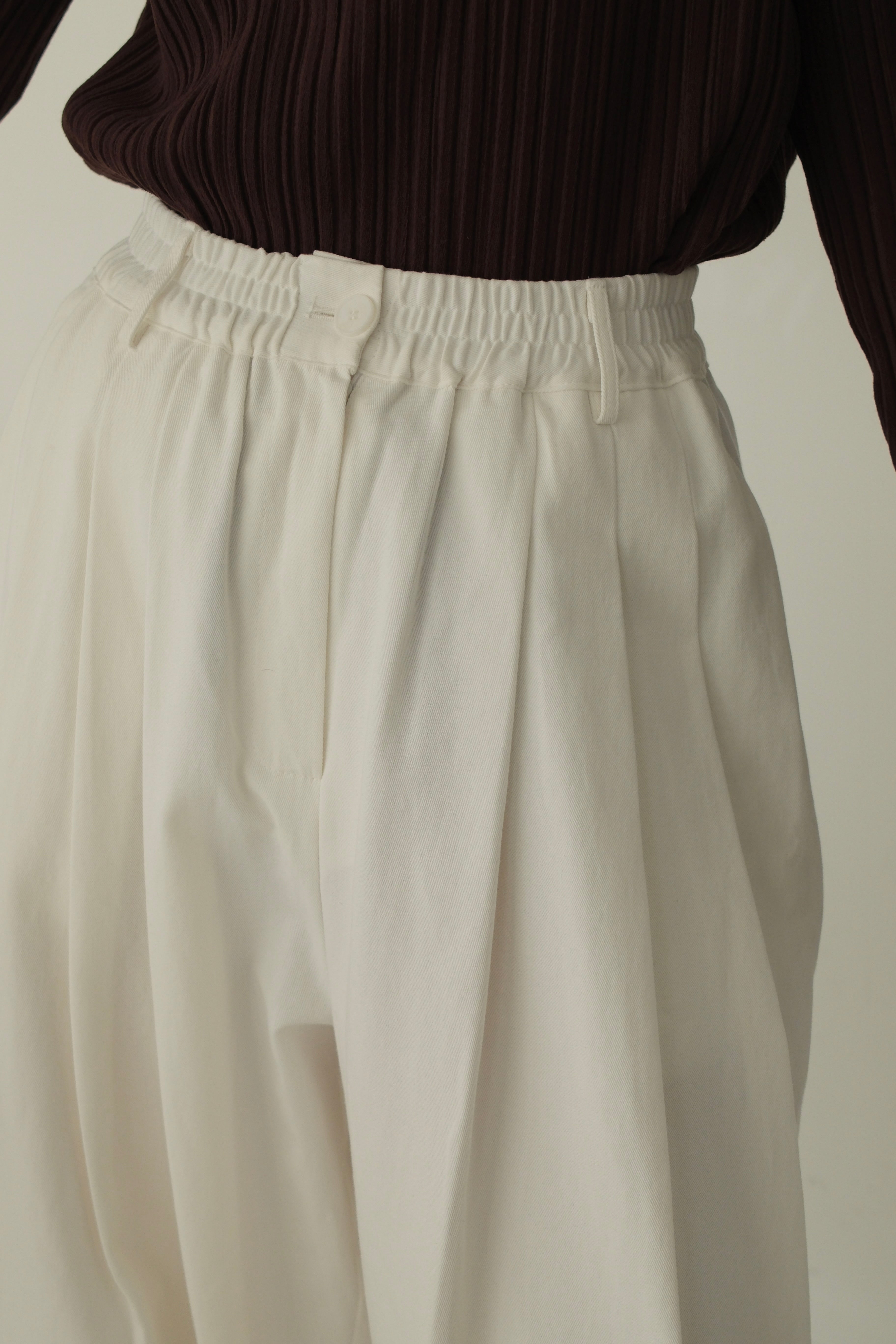 Polly elasticated waist wide leg pants