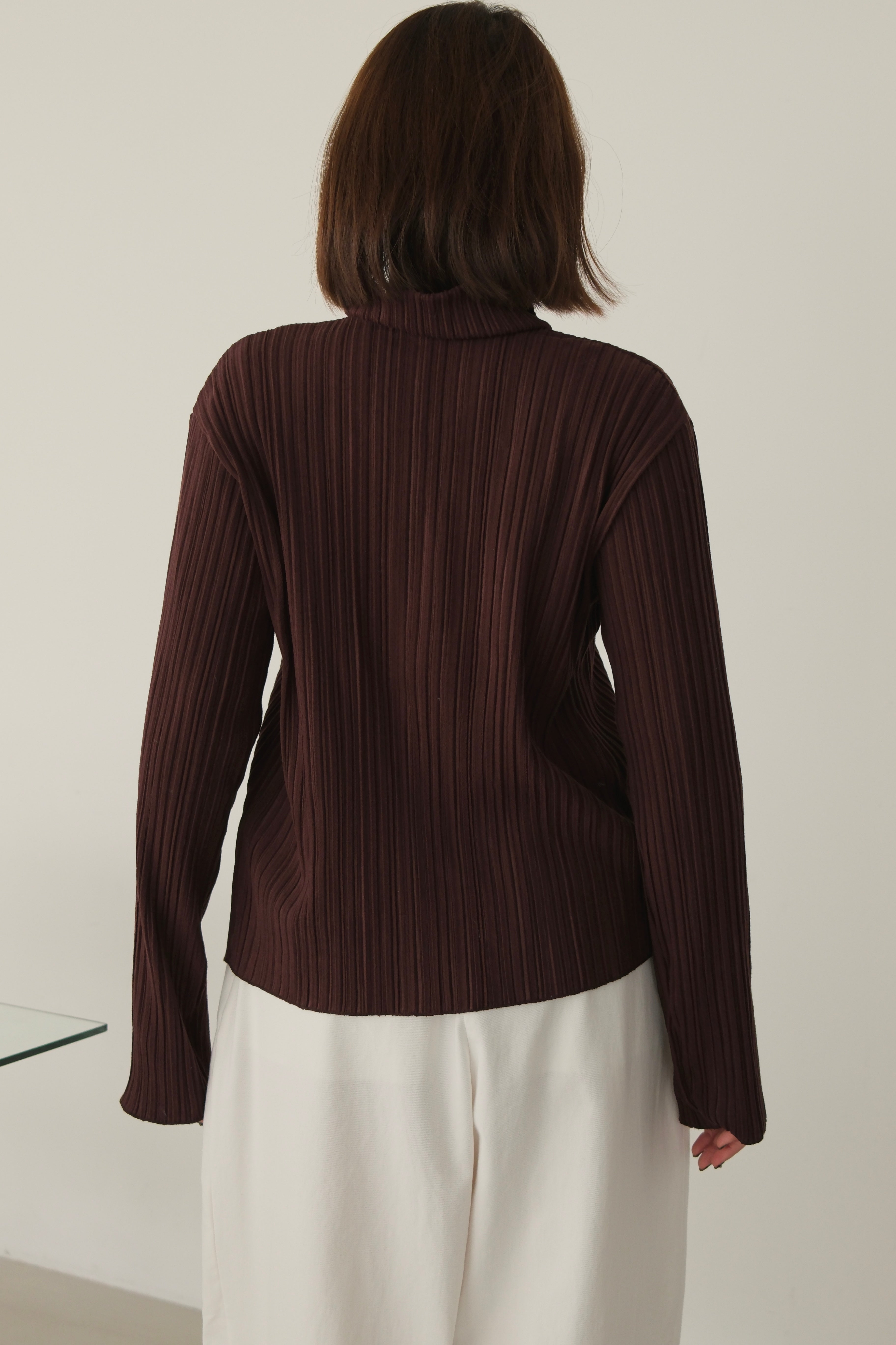 Glowny pleat polo top