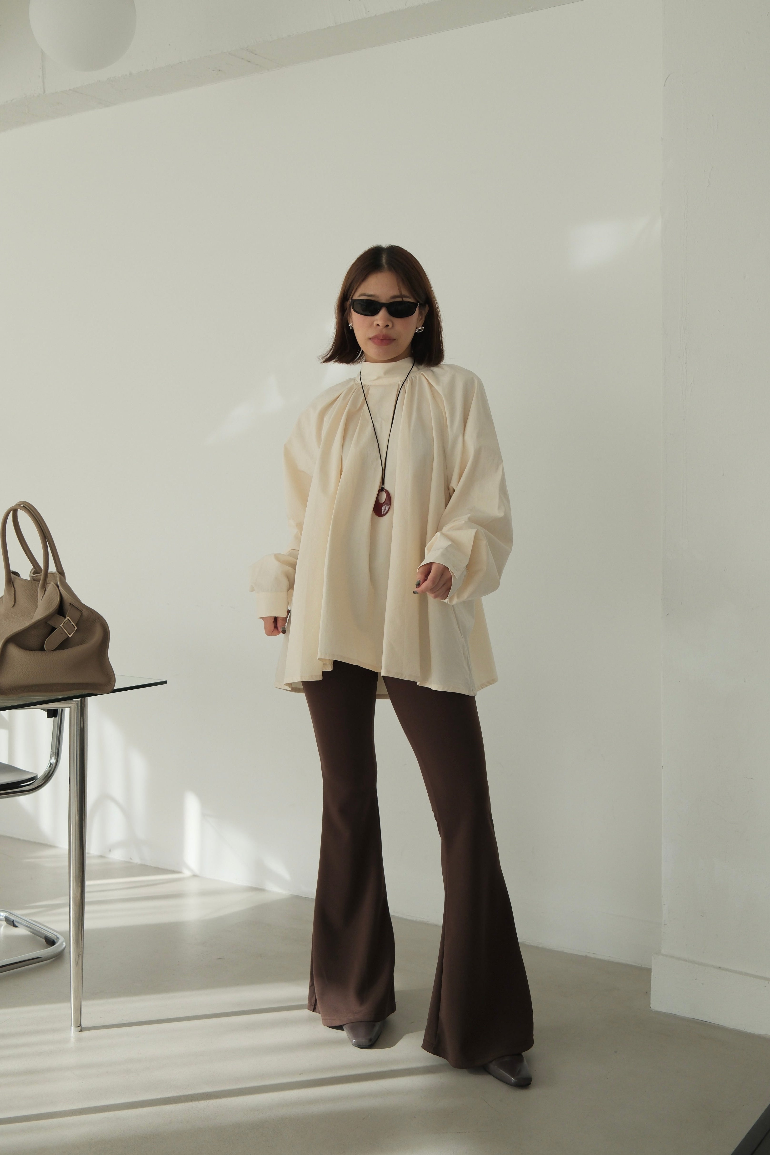 Kimber high-rise flared pants