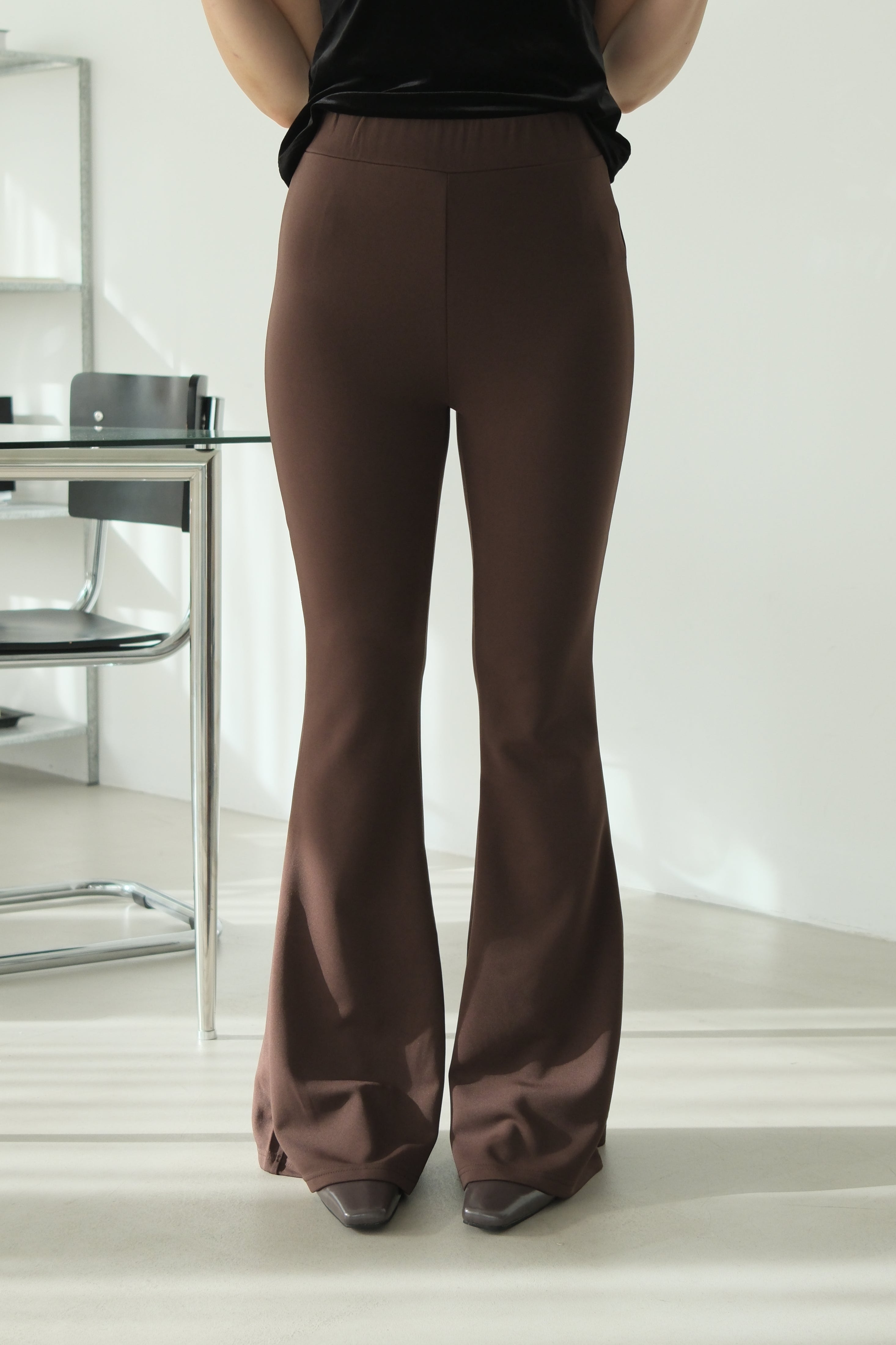 Kimber high-rise flared pants
