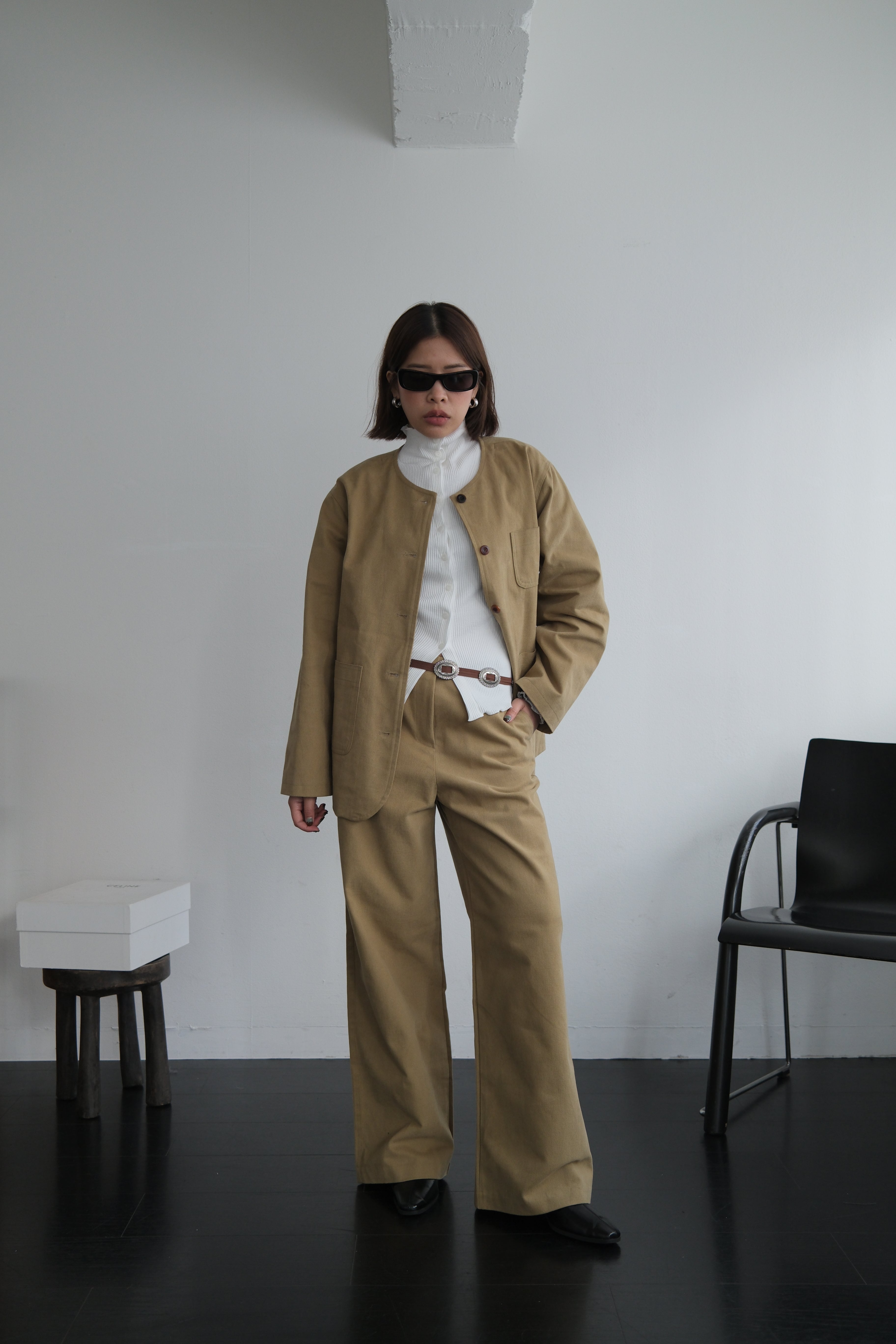 Kony round neck Jacket