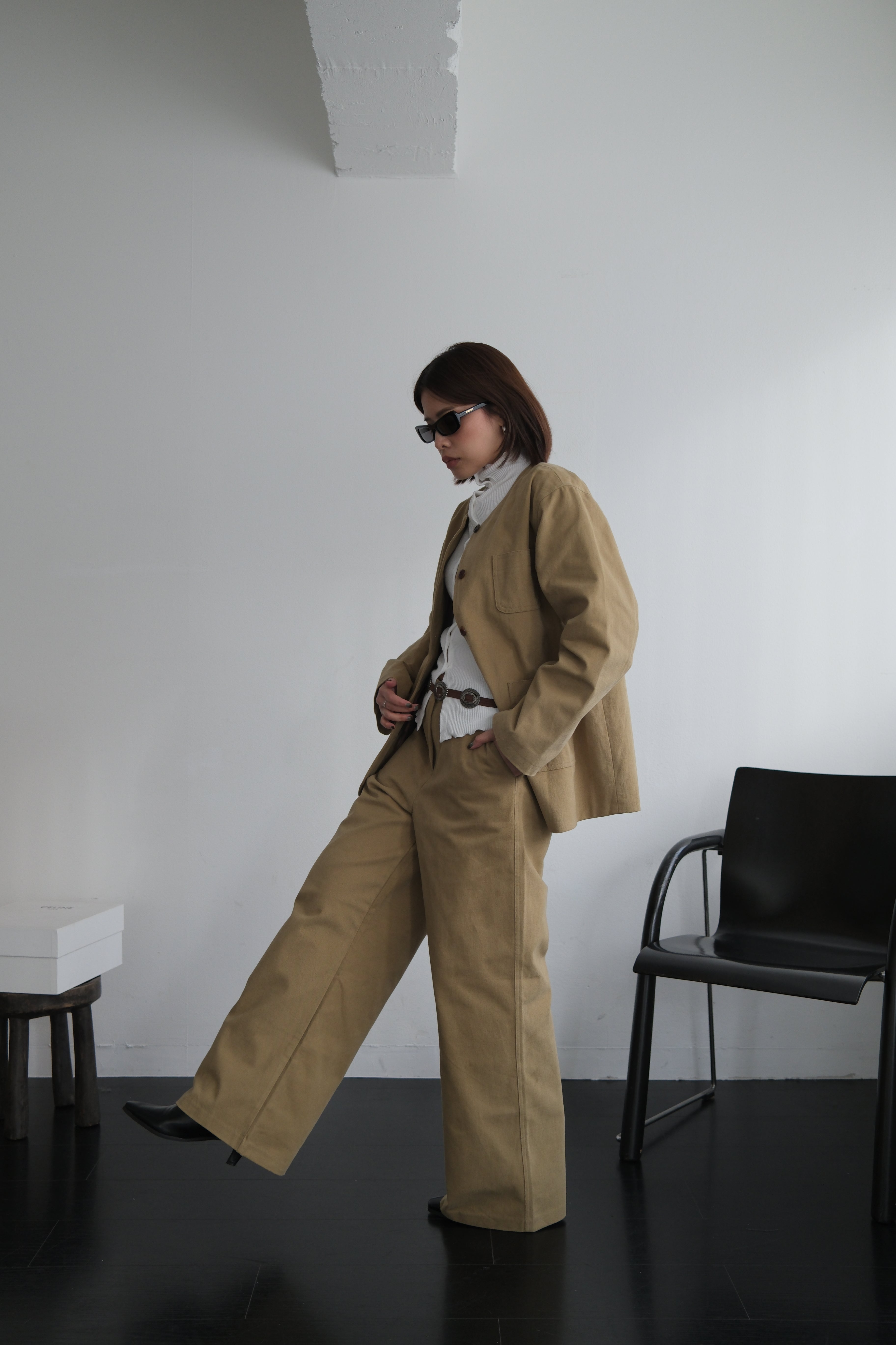 Kony round neck Jacket