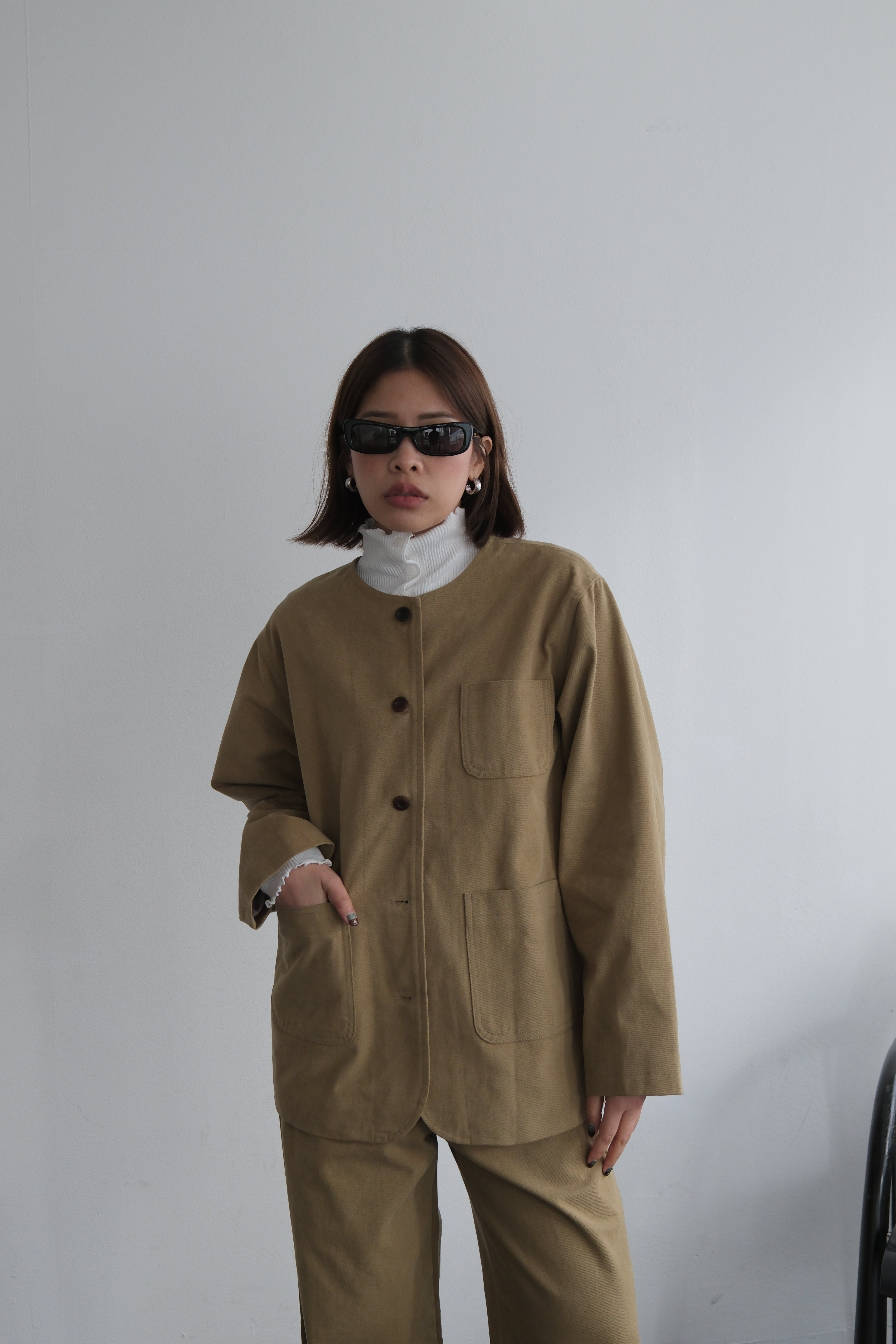 Kony round neck Jacket