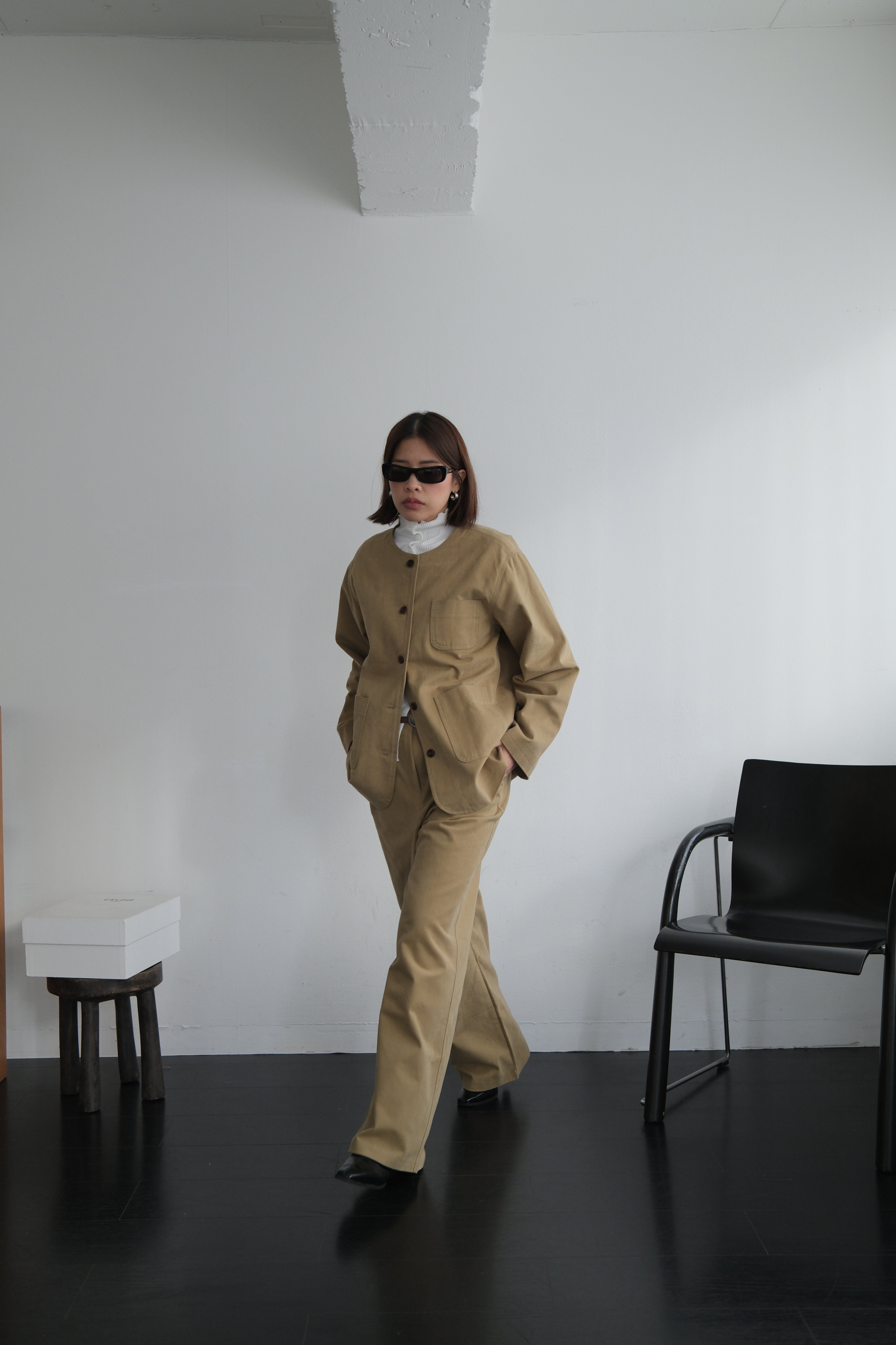 Kony round neck Jacket