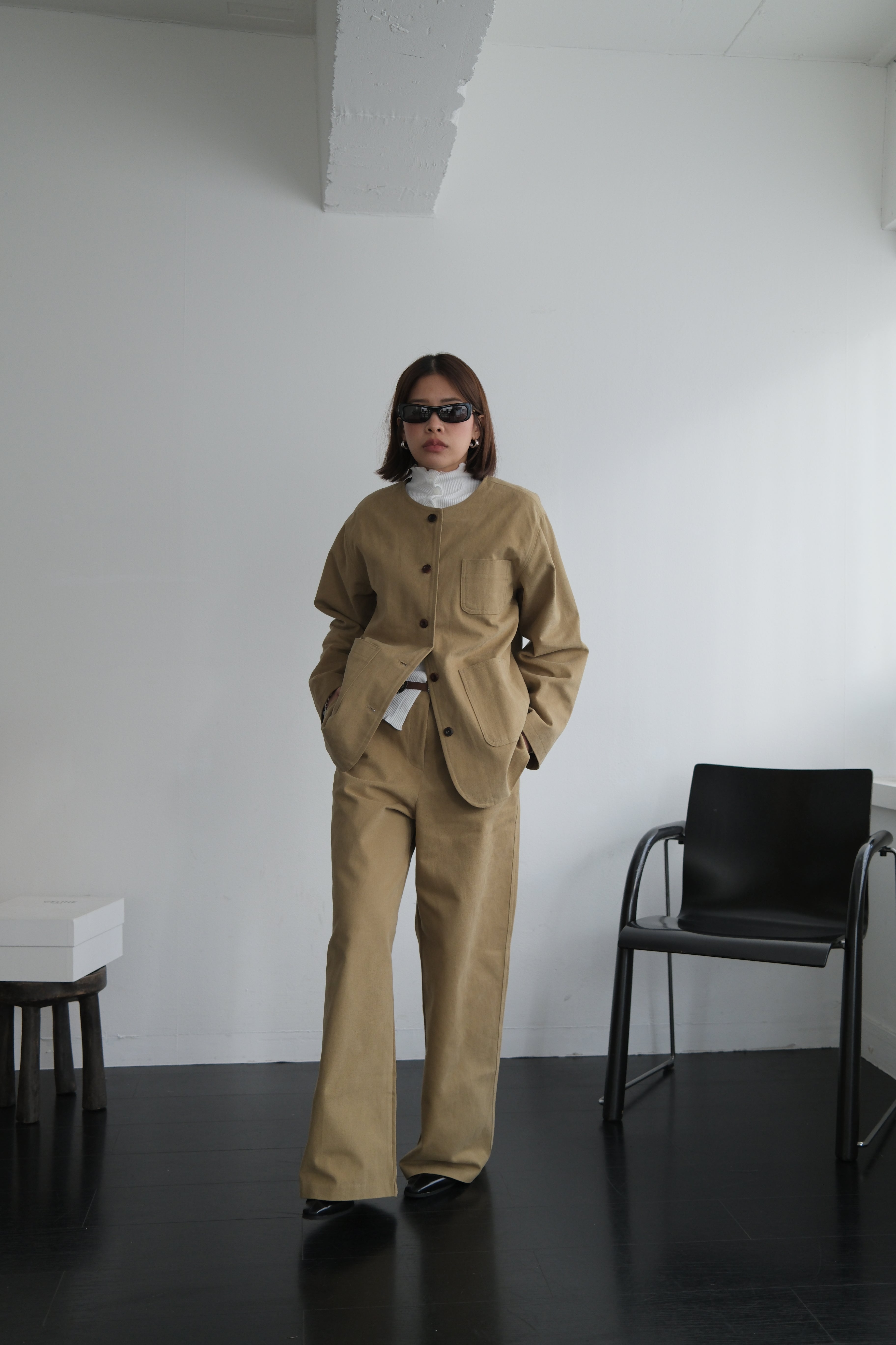 Kony round neck Jacket