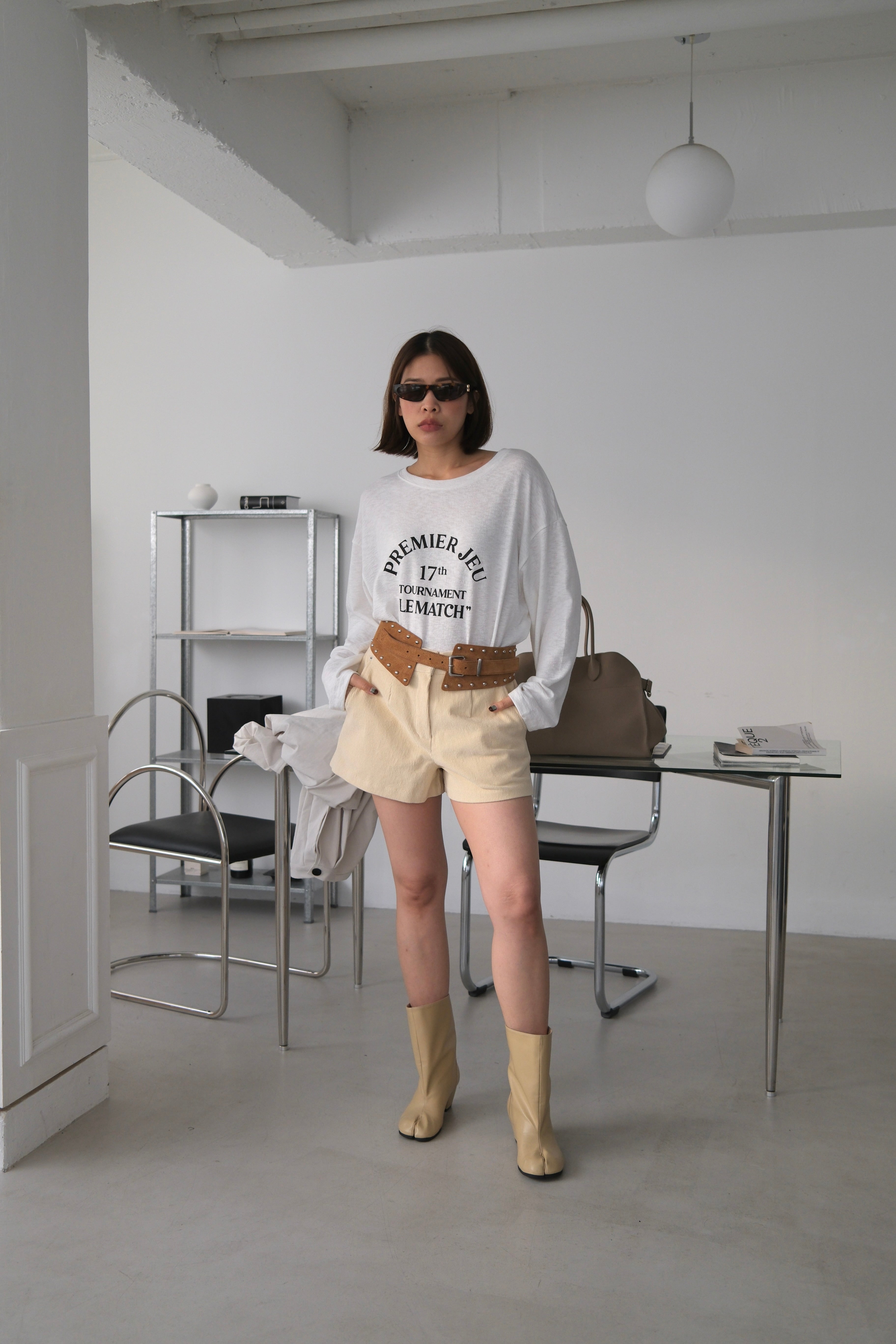 Gurr corduroy mini shorts