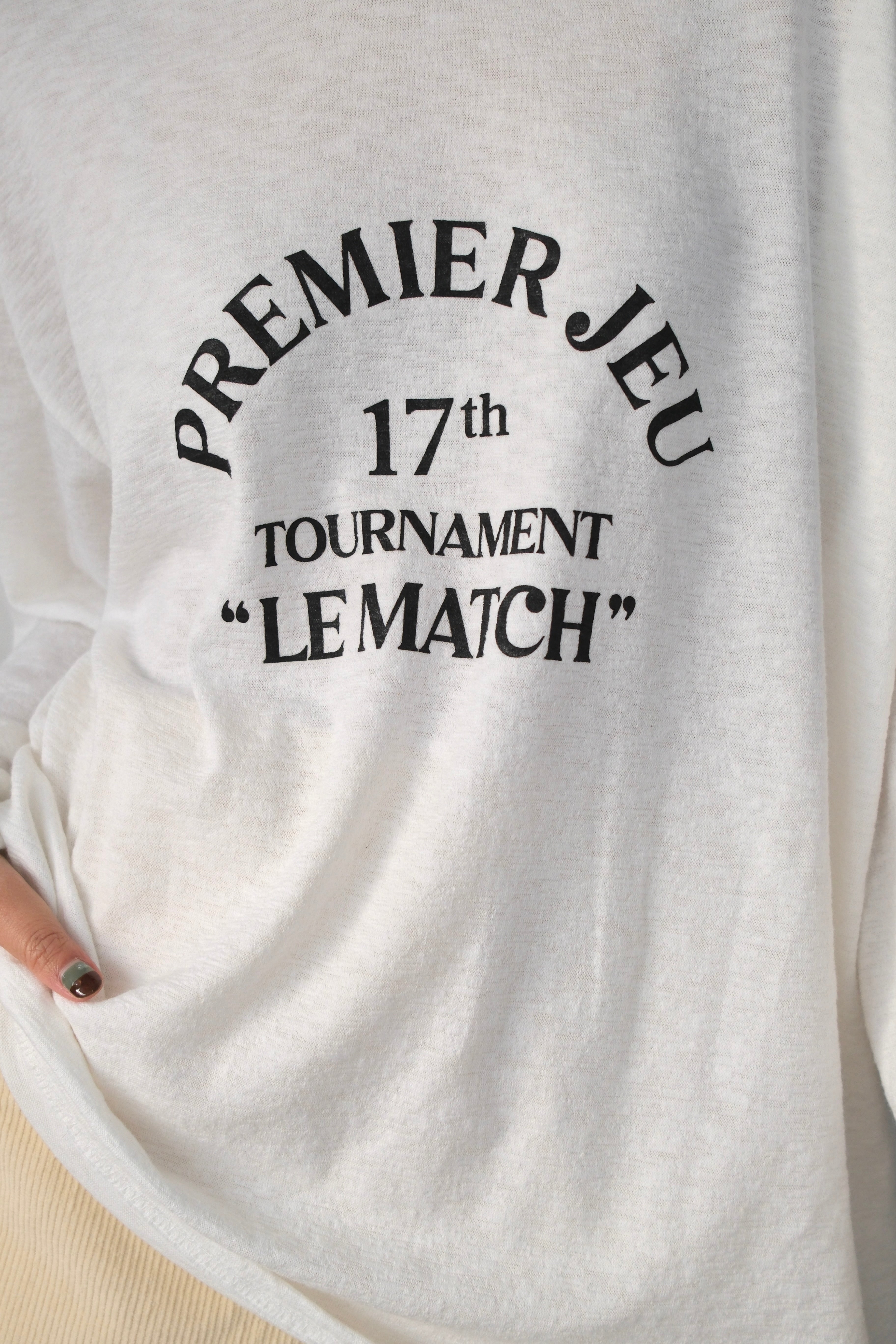 Le Match longsleeve tee