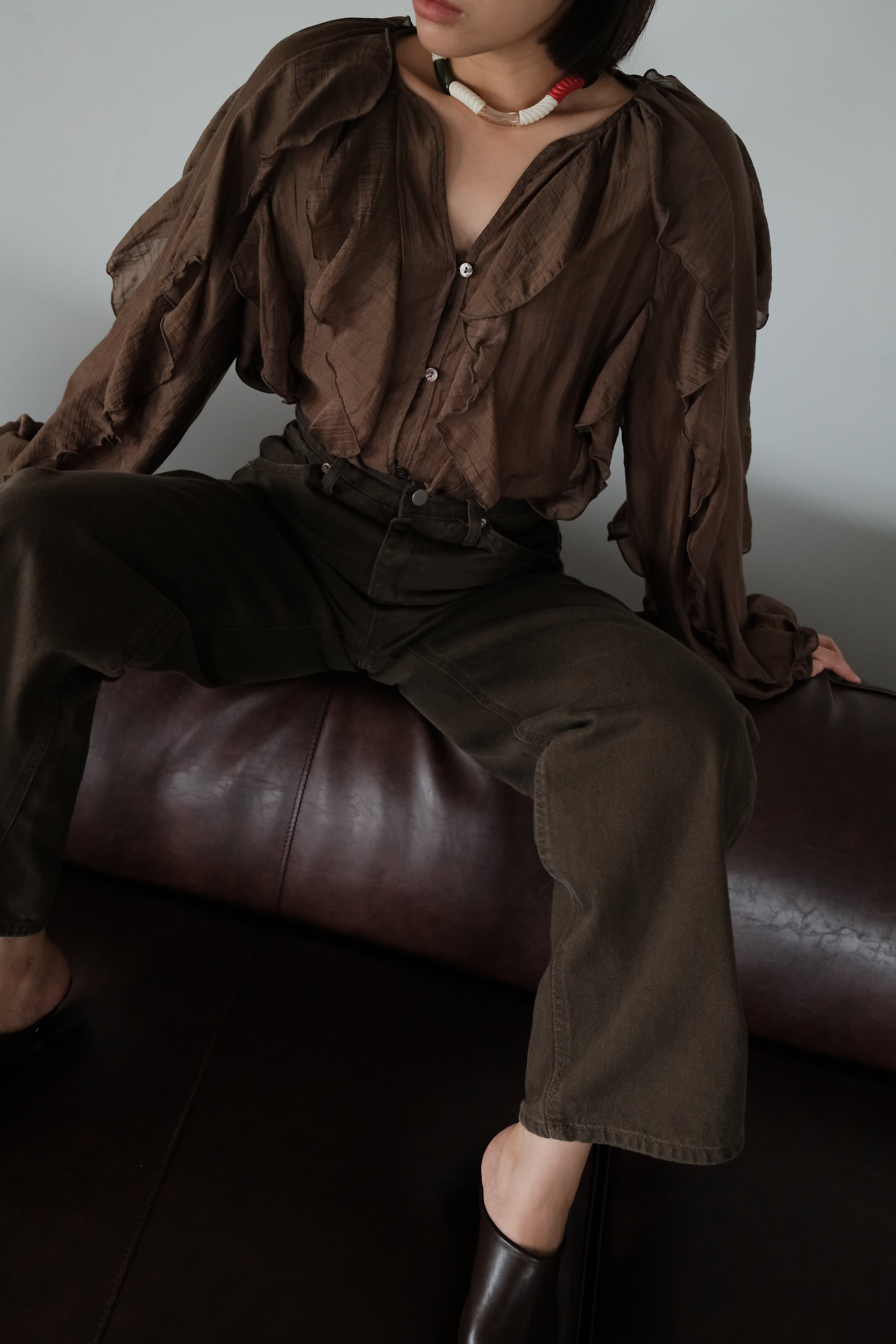 Moss utility cargo pocket jeans