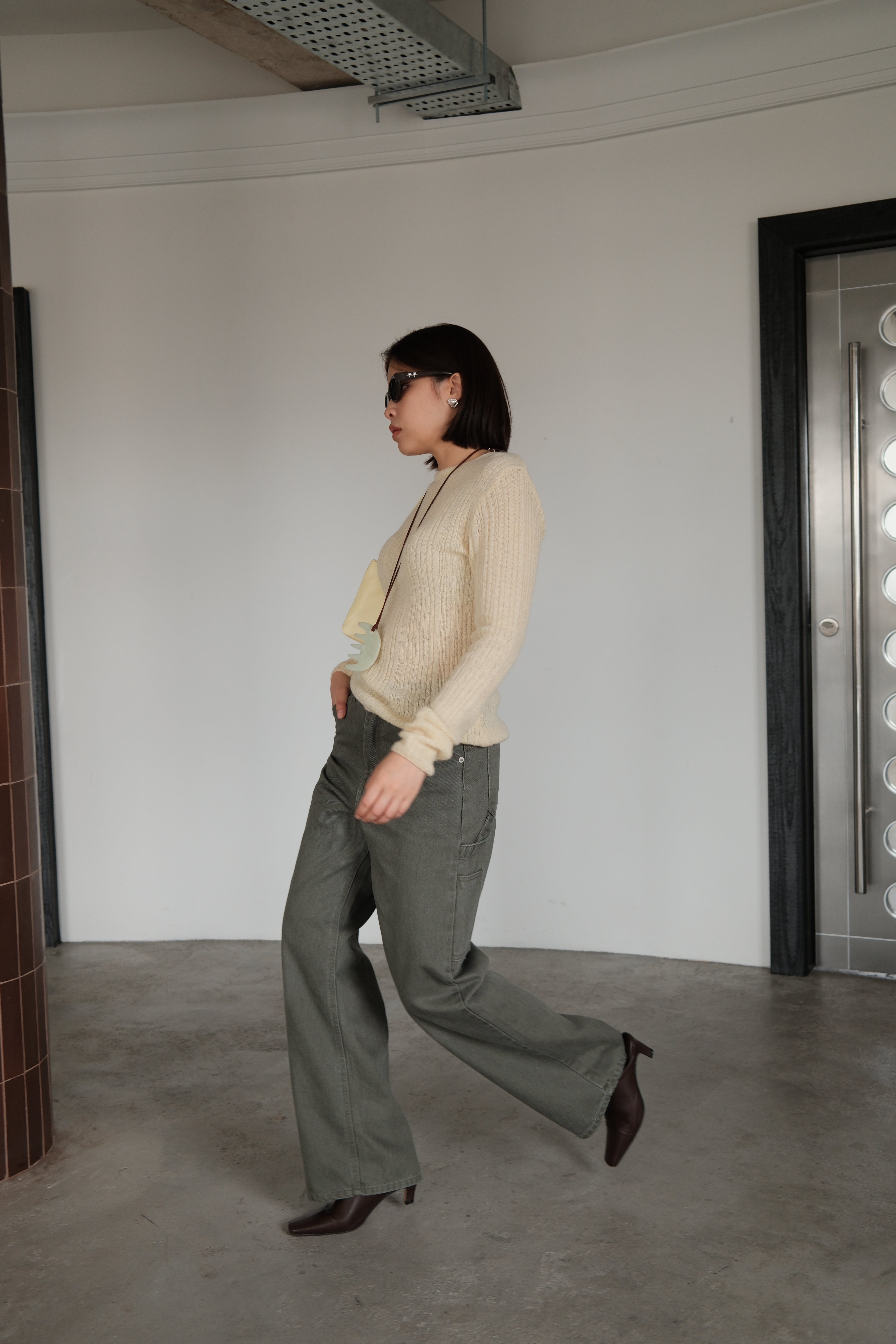 Moss utility cargo pocket jeans