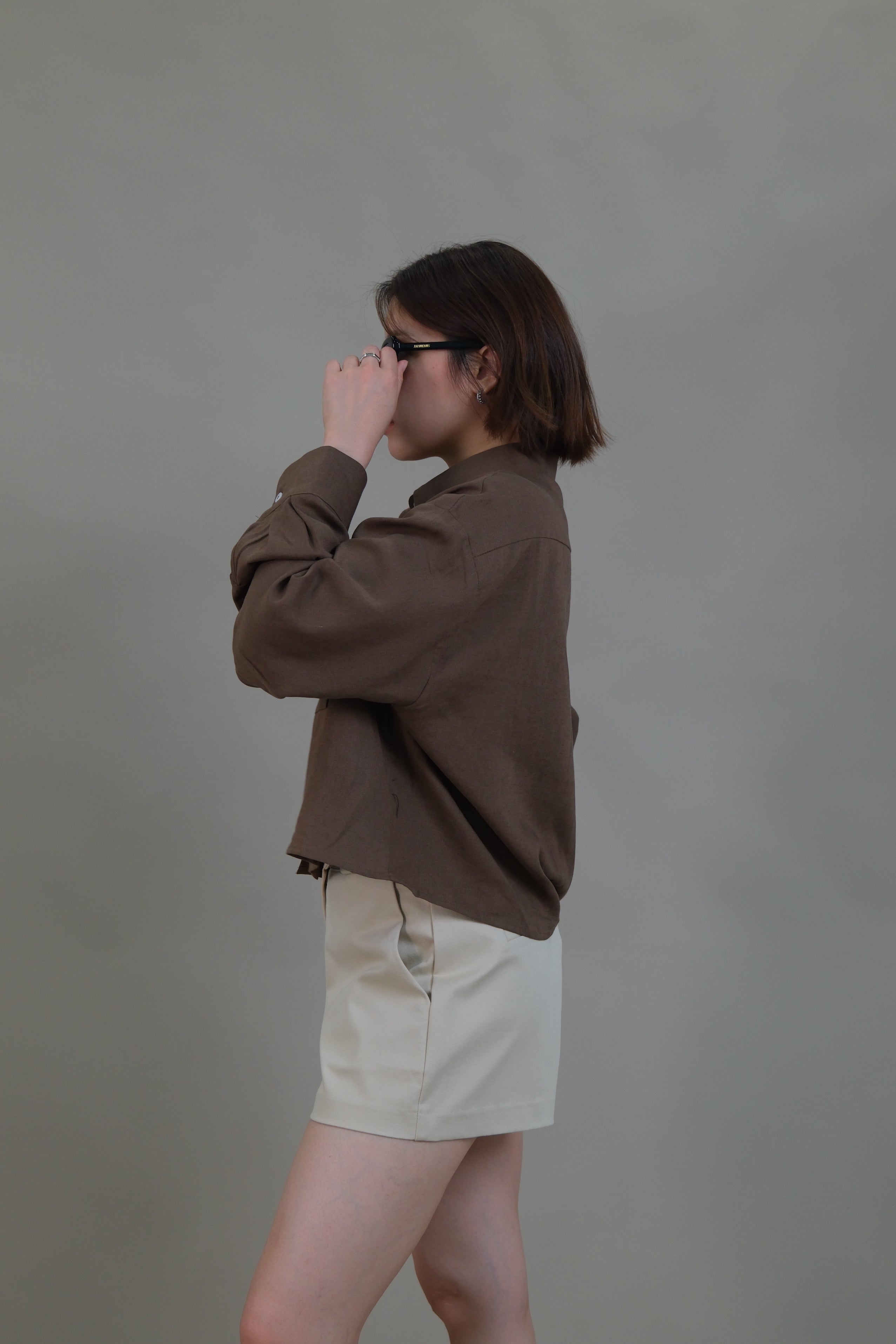 Summer Linen crop shirt