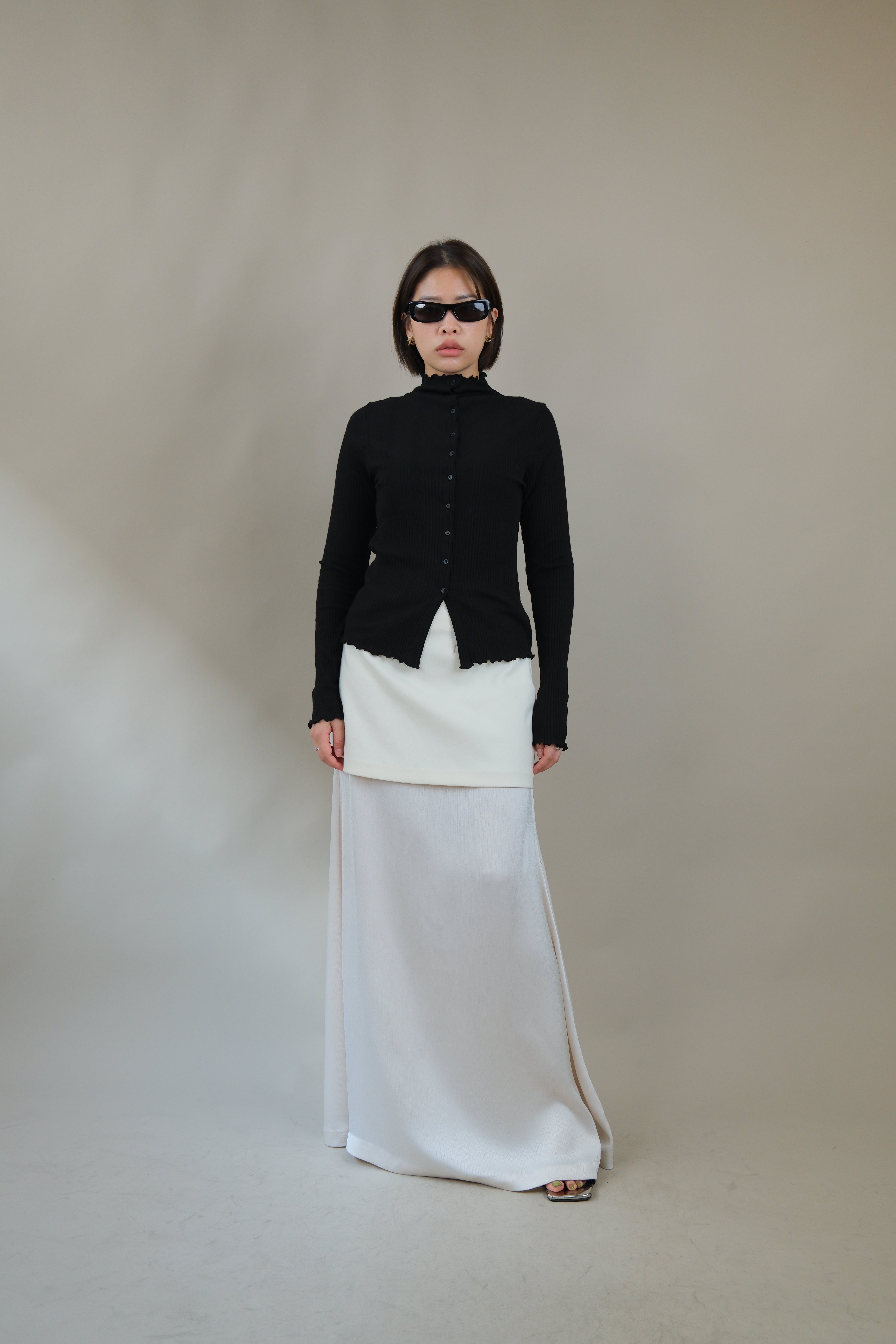 Siere double layer maxi skirt