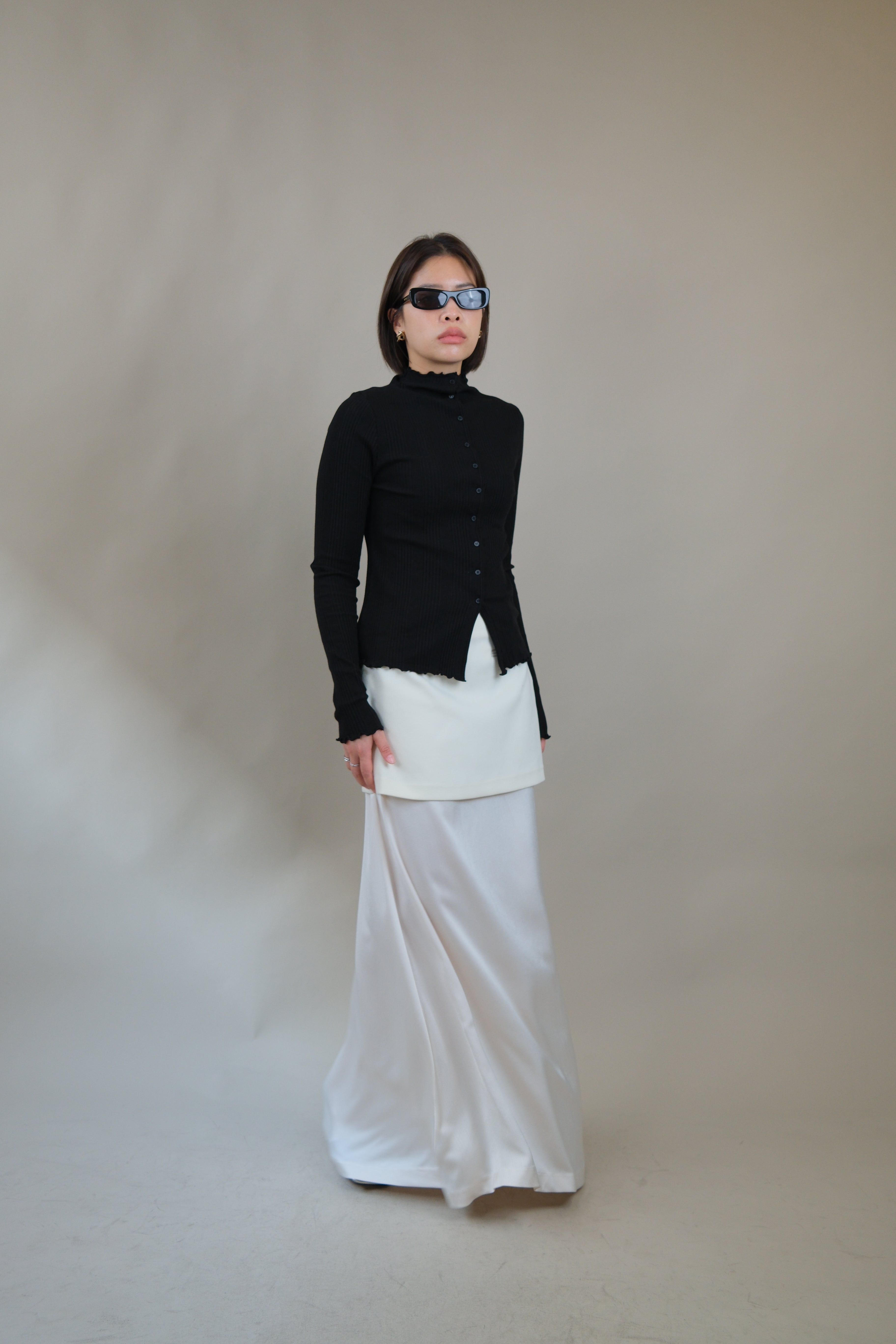 Siere double layer maxi skirt