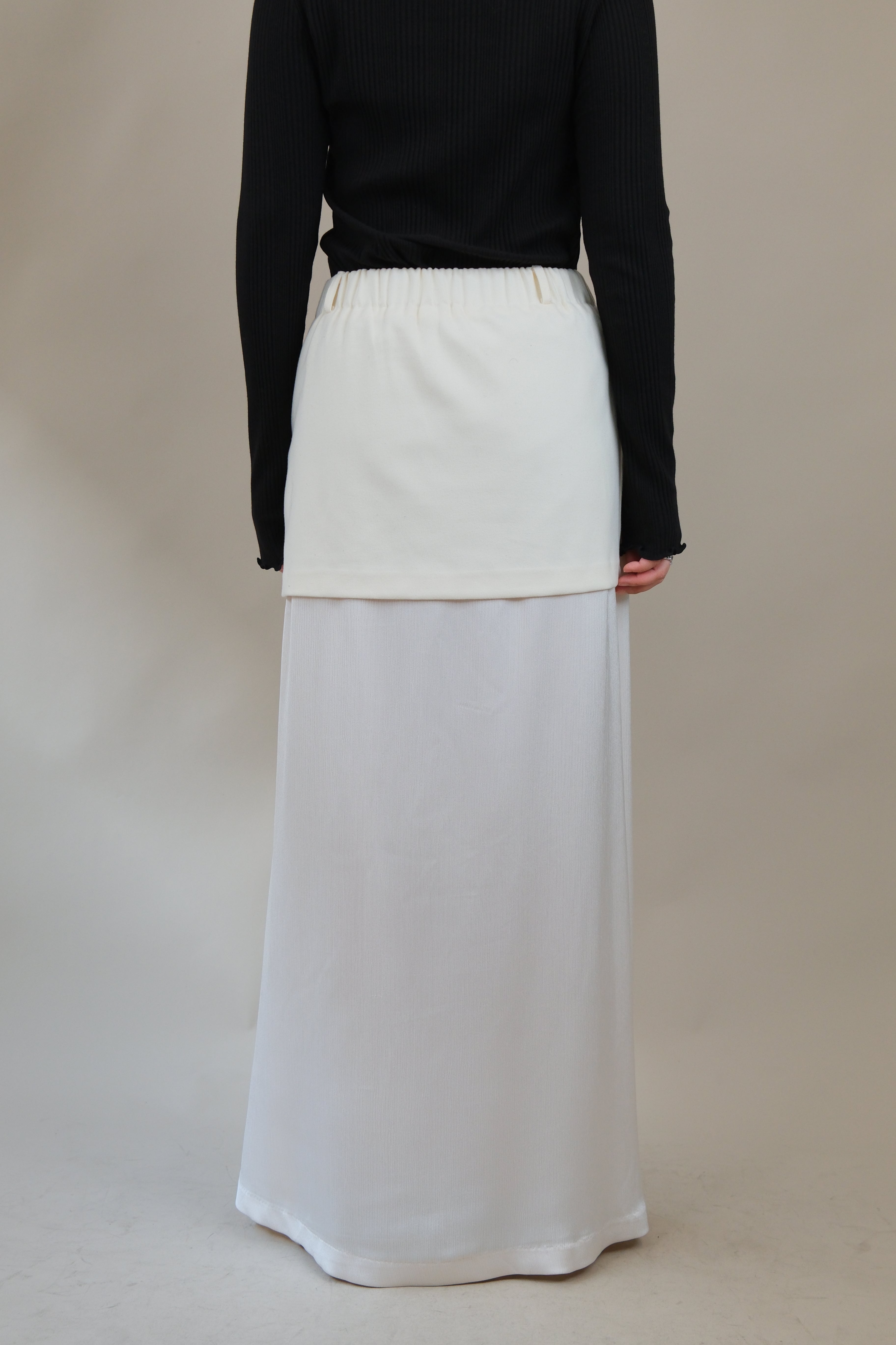 Siere double layer maxi skirt