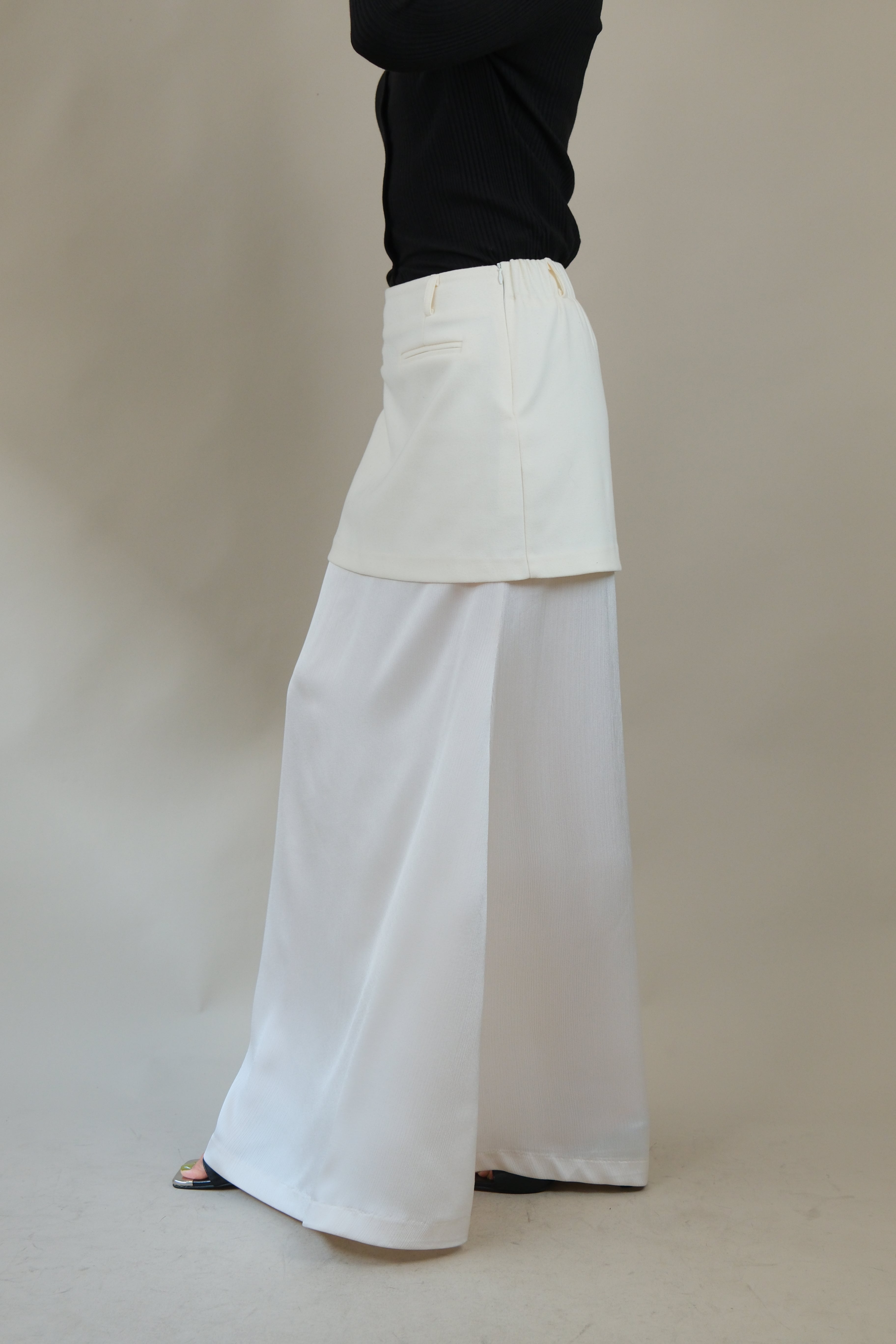 Siere double layer maxi skirt