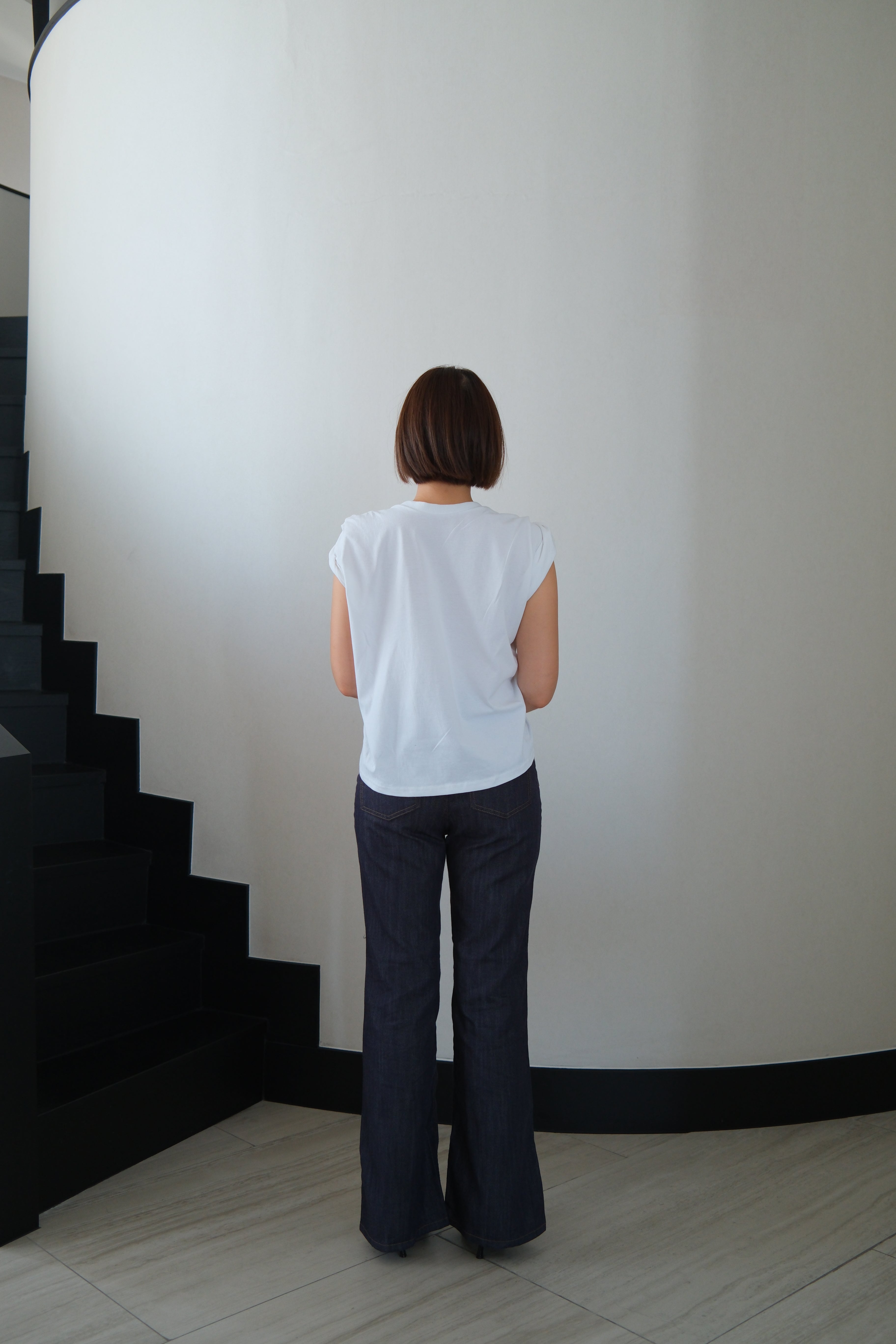 Morrow 2-Way Rolled Sleeve Top
