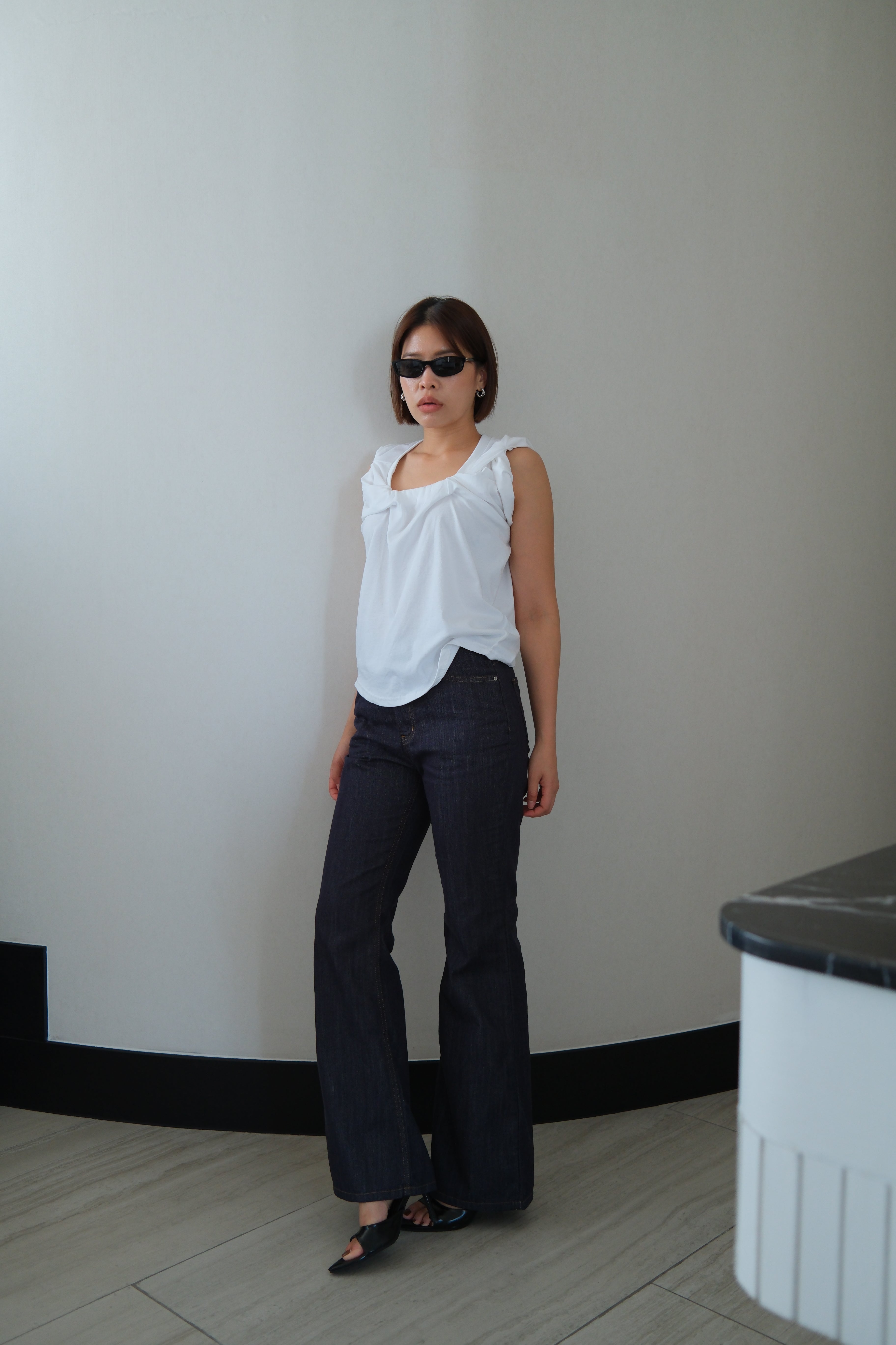 Porter high-rise flared jeans