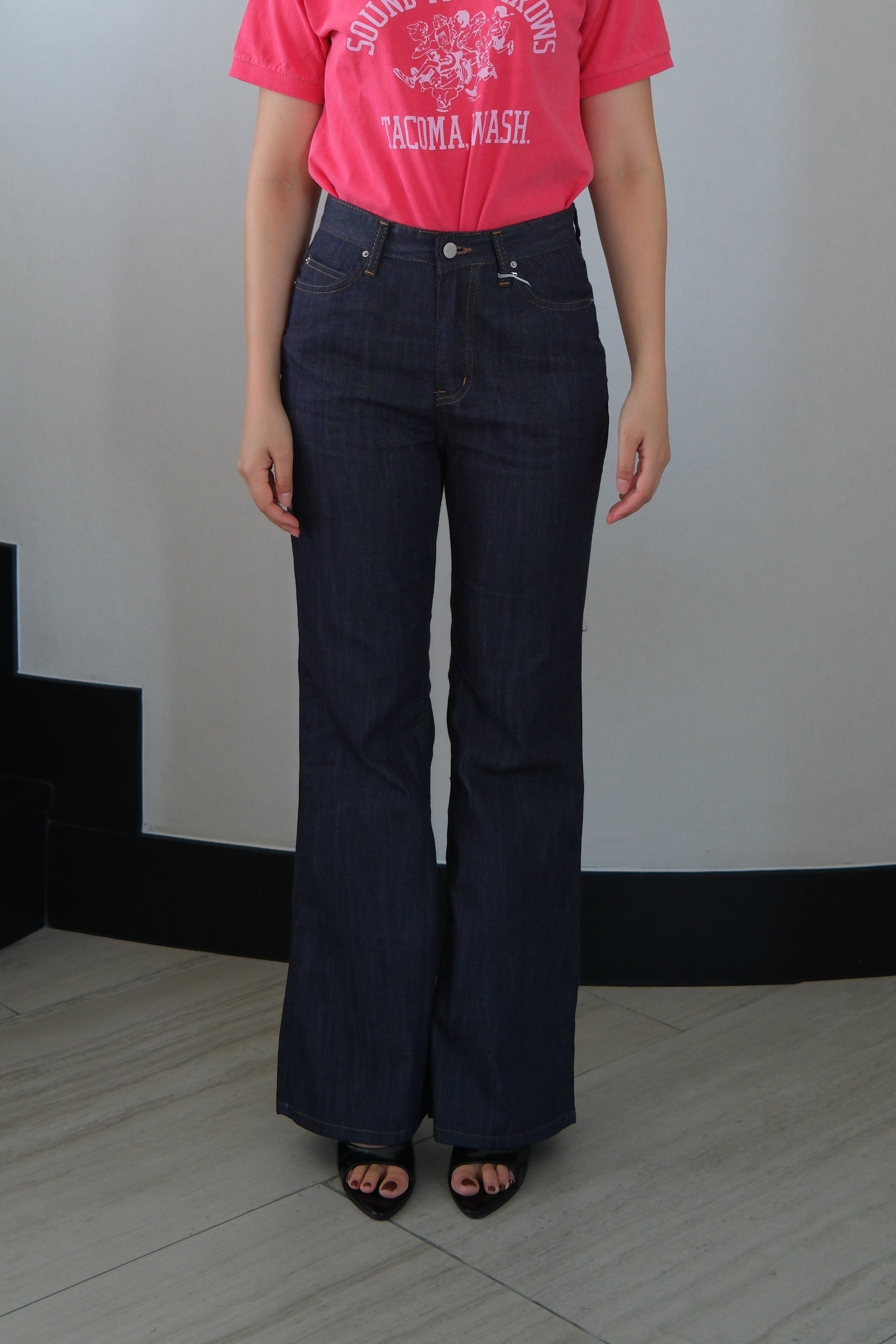 Porter high-rise flared jeans