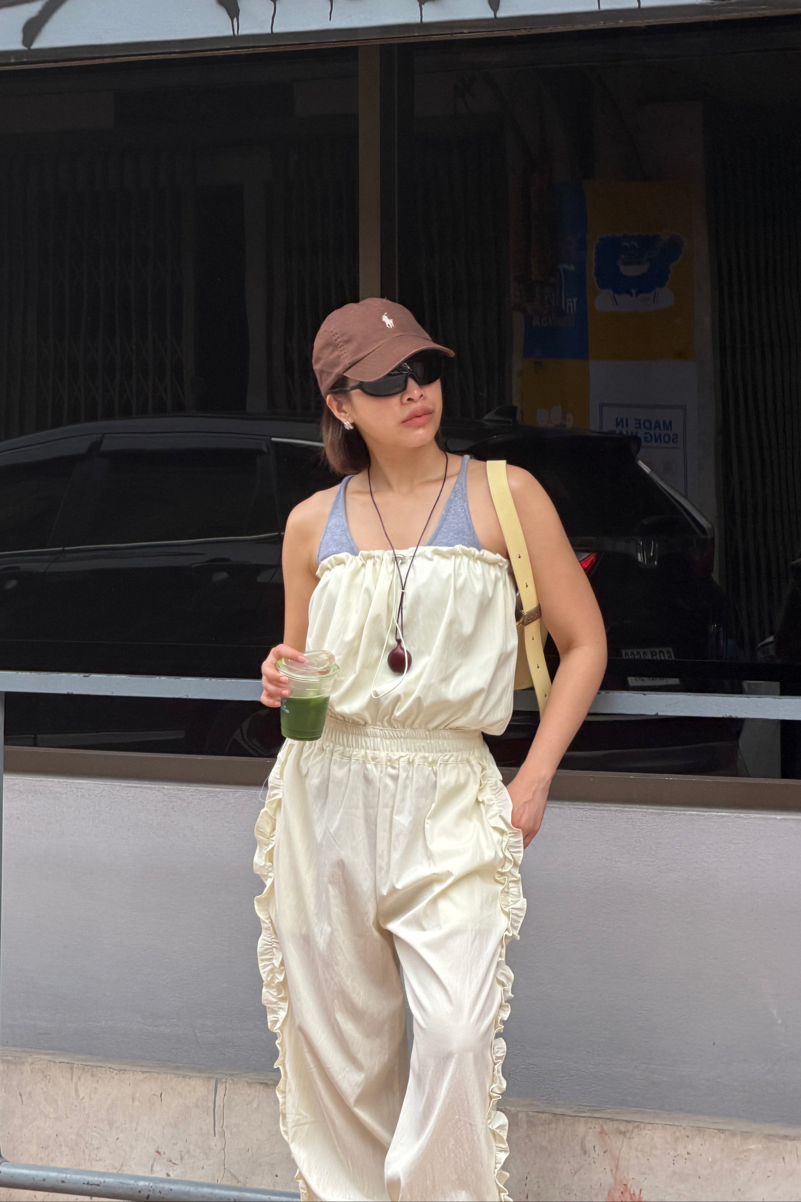 Sena 2-Way Frill Jumpsuit
