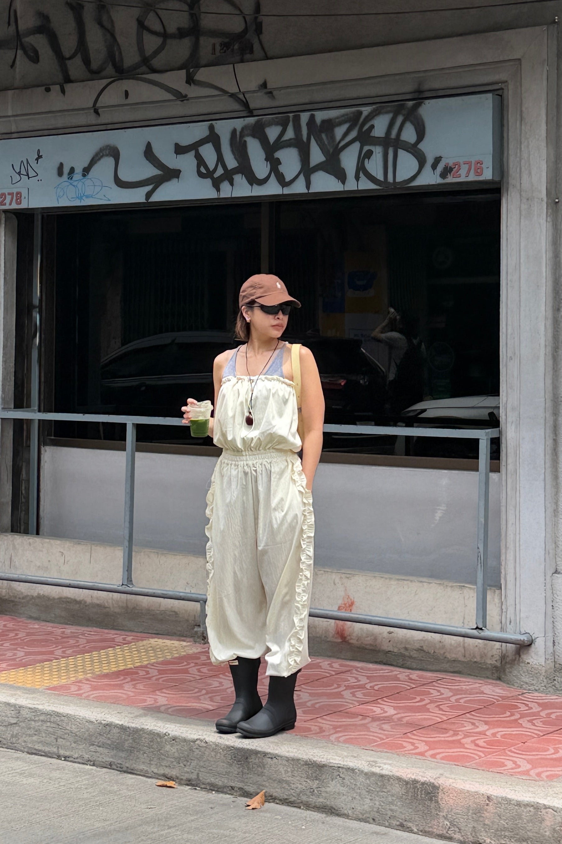 Sena 2-Way Frill Jumpsuit